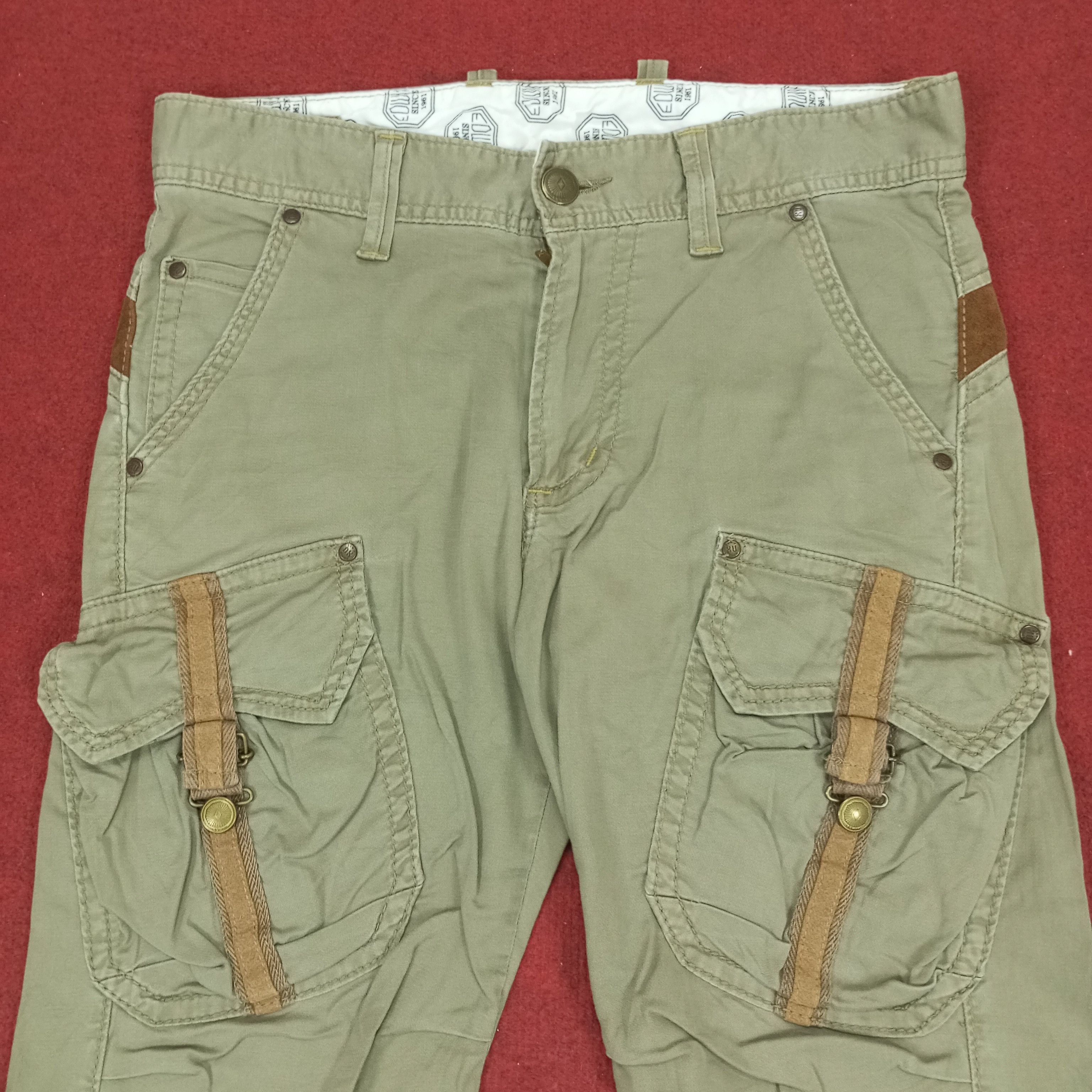 Edwin × Vintage Edwin Cargo Streetwear Style Pants Size US 32 / EU 48 - 2 Thumbnail