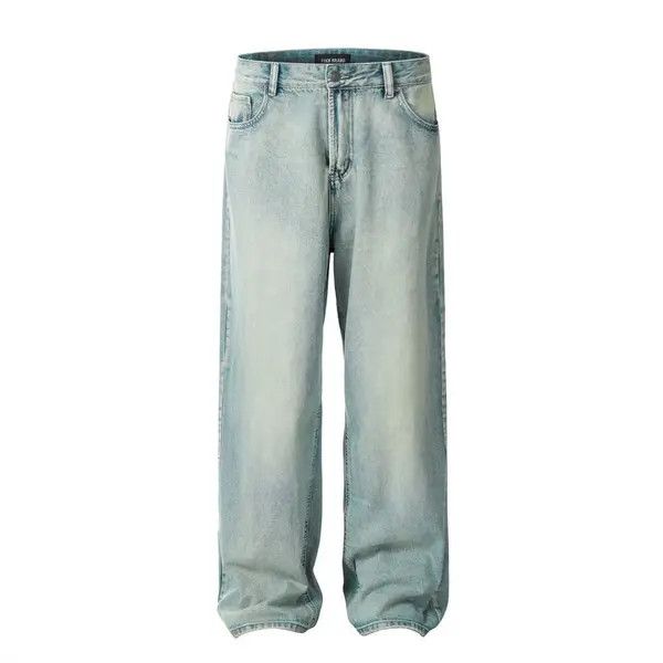 VIBE Hadate x Kino Vintage washed distressed loose casual jeans Size US 32 / EU 48 - 1 Thumbnail