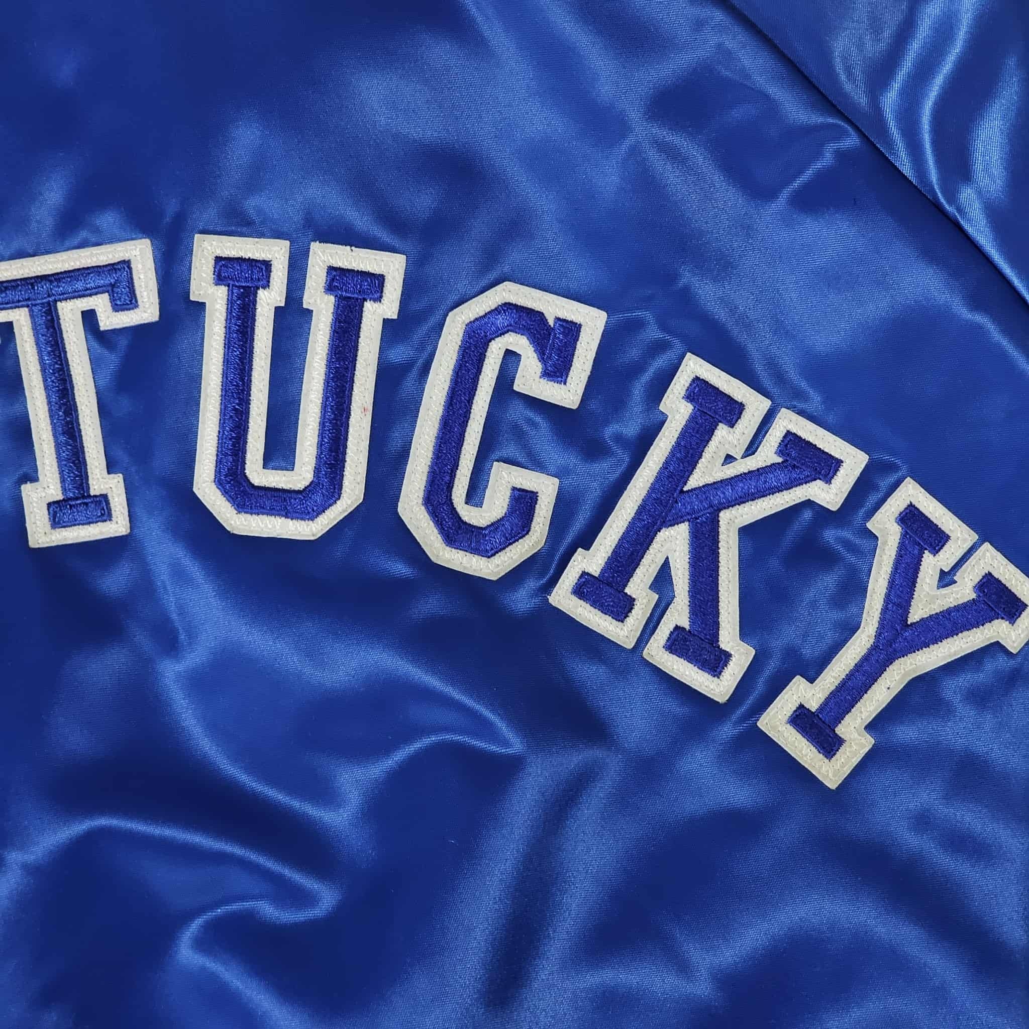 Chalk Line Kentucky Wildcats Vintage 80s Chalk Line Satin Bomber Jacket Size US XL / EU 56 / 4 - 7 Thumbnail