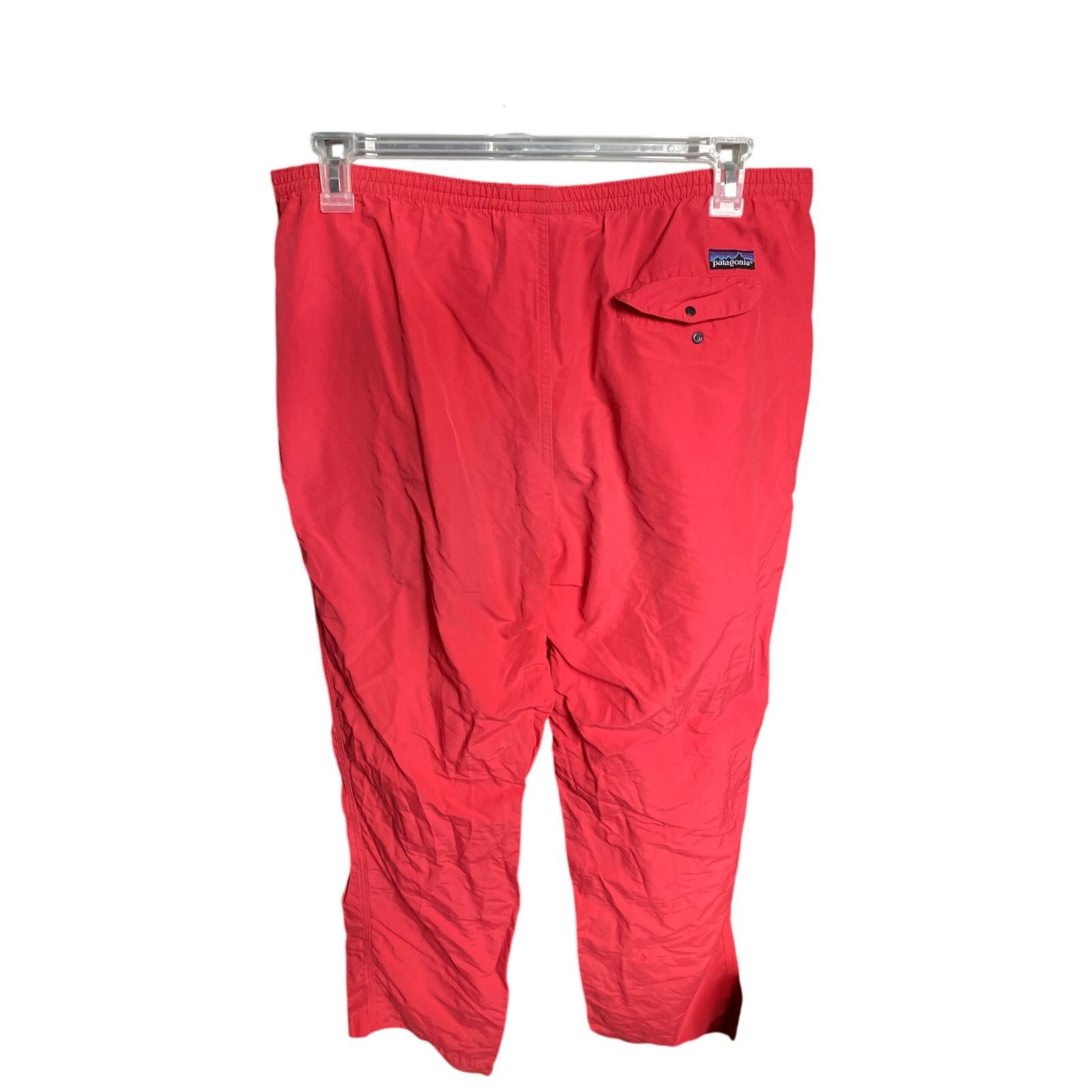 Patagonia 1990's Vintage Patagonia Red Wind Pants Men's Large Gorpcore Size US 37 - 1 Thumbnail