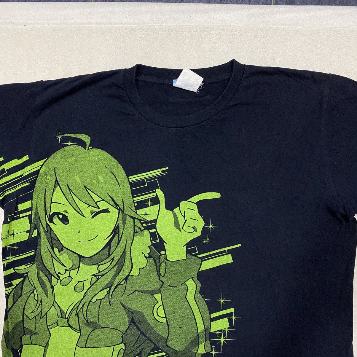 Anime × Japanese Brand Anime IDOLMASTER MIKI HOSHII Big Print T-shirt Size US XL / EU 56 / 4 - 2 Thumbnail