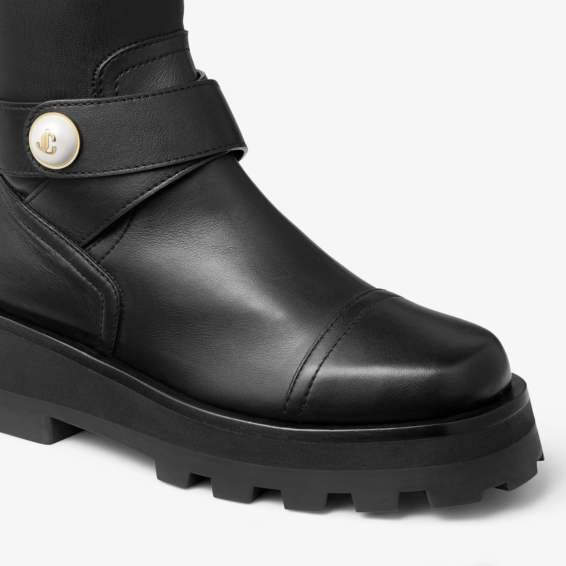 Jimmy Choo o1y0326 Boots in Black Size US 7 / IT 37 - 2 Thumbnail