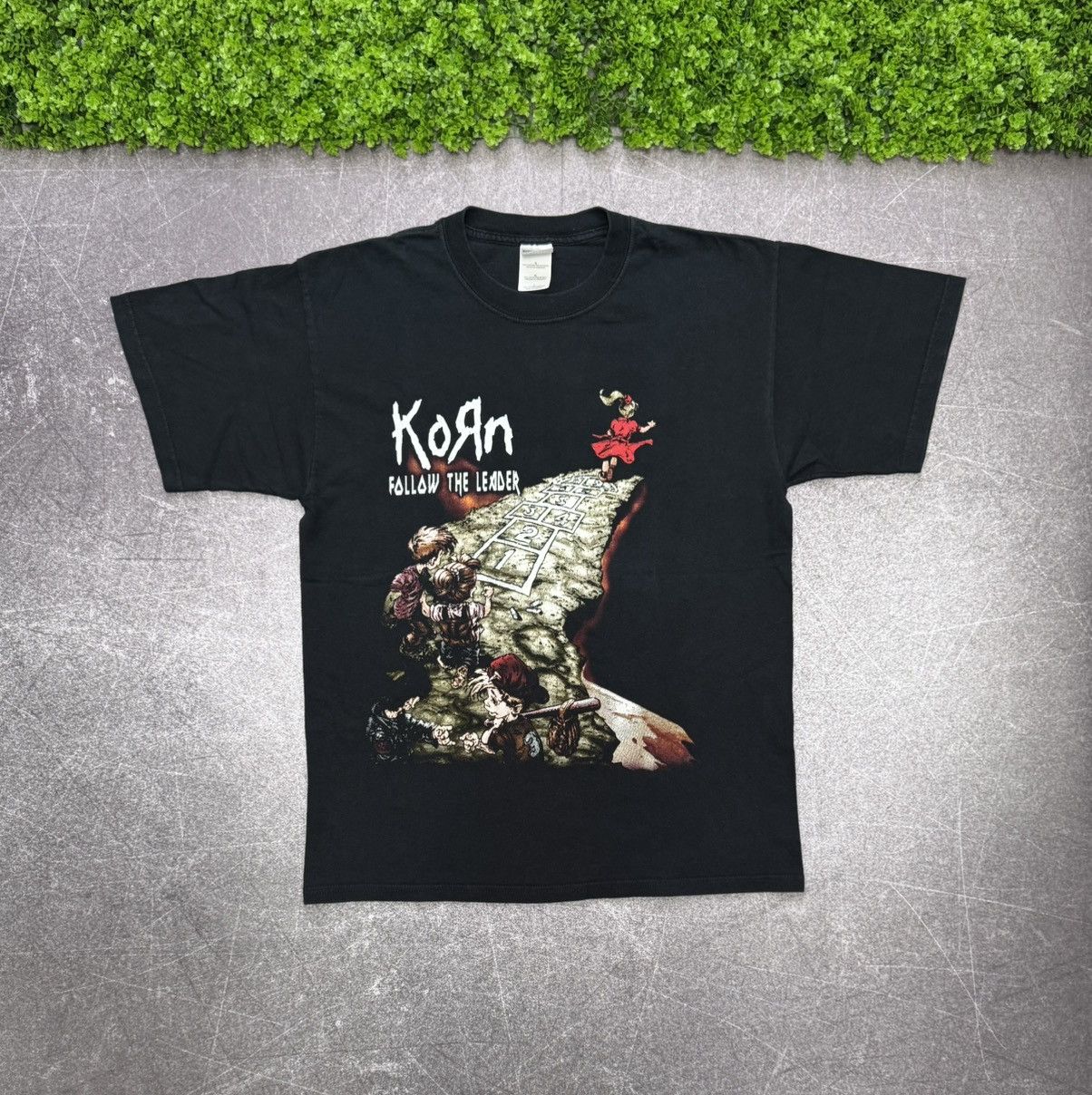 Band Tees Vintage 2000 KORN Follow The Leader Band Tee Rock T Shirt Size US L / EU 52-54 / 3 - 1 Thumbnail