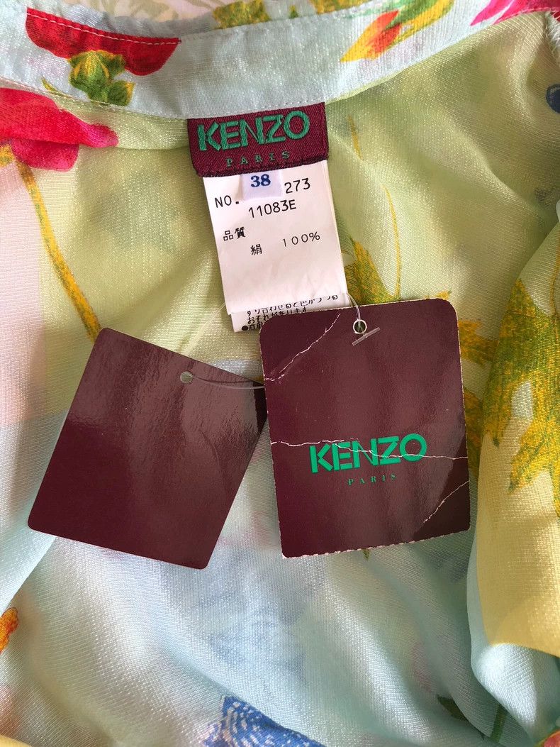 Kenzo KENZO Silk dress + shirt set Size XS / US 0-2 / IT 36-38 - 7 Thumbnail