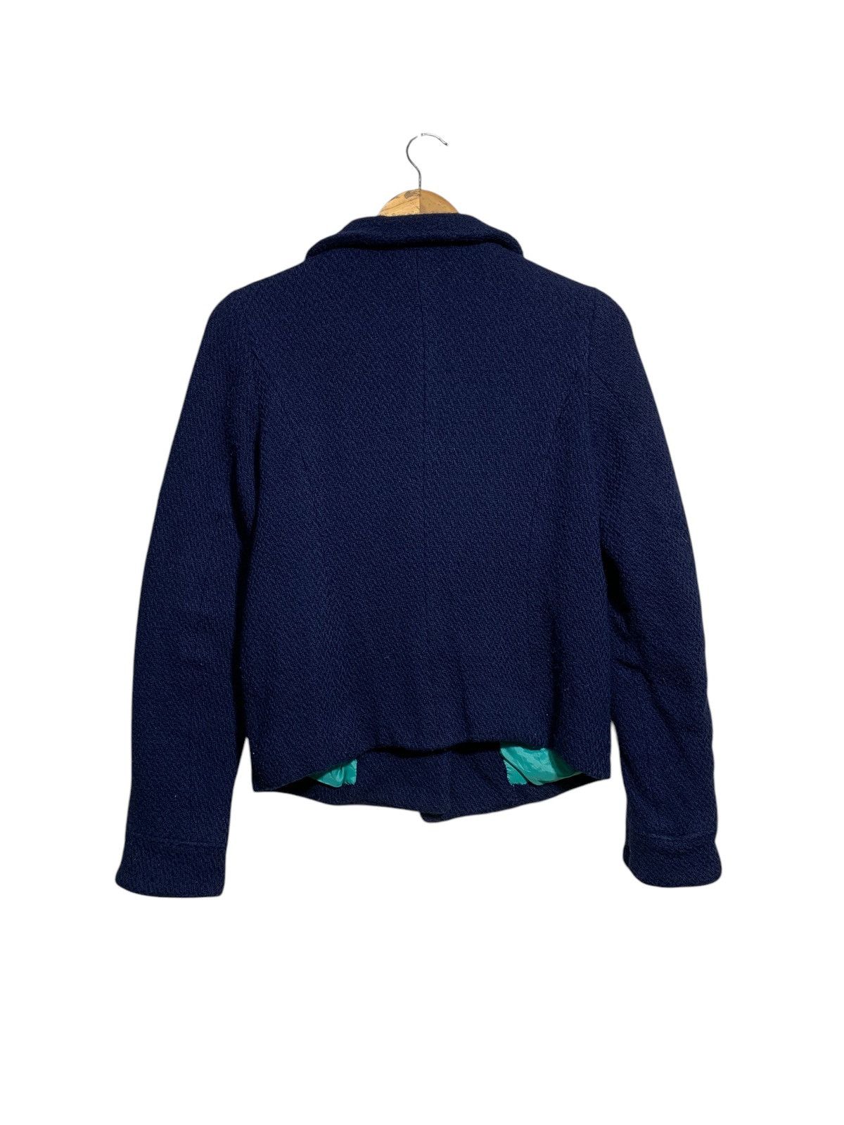 Bape 🔥BAPY TWEED JACKETS NAVY BLUE Size M / US 6-8 / IT 42-44 - 4 Thumbnail