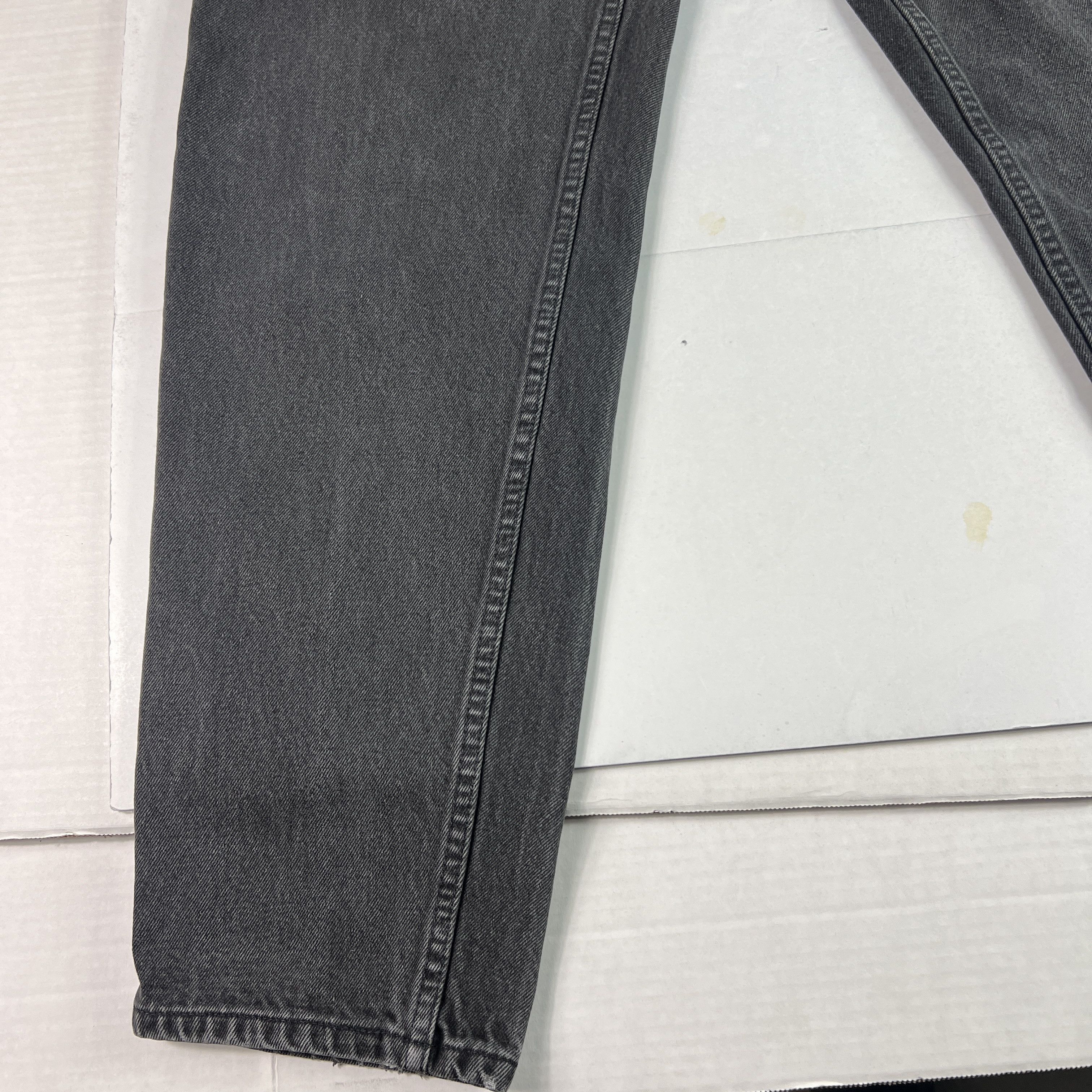 Levi's VTG 90s Levi's Jean 560 Loose Taper Black Denim Orange Tab Size US 32 / EU 48 - 8 Thumbnail