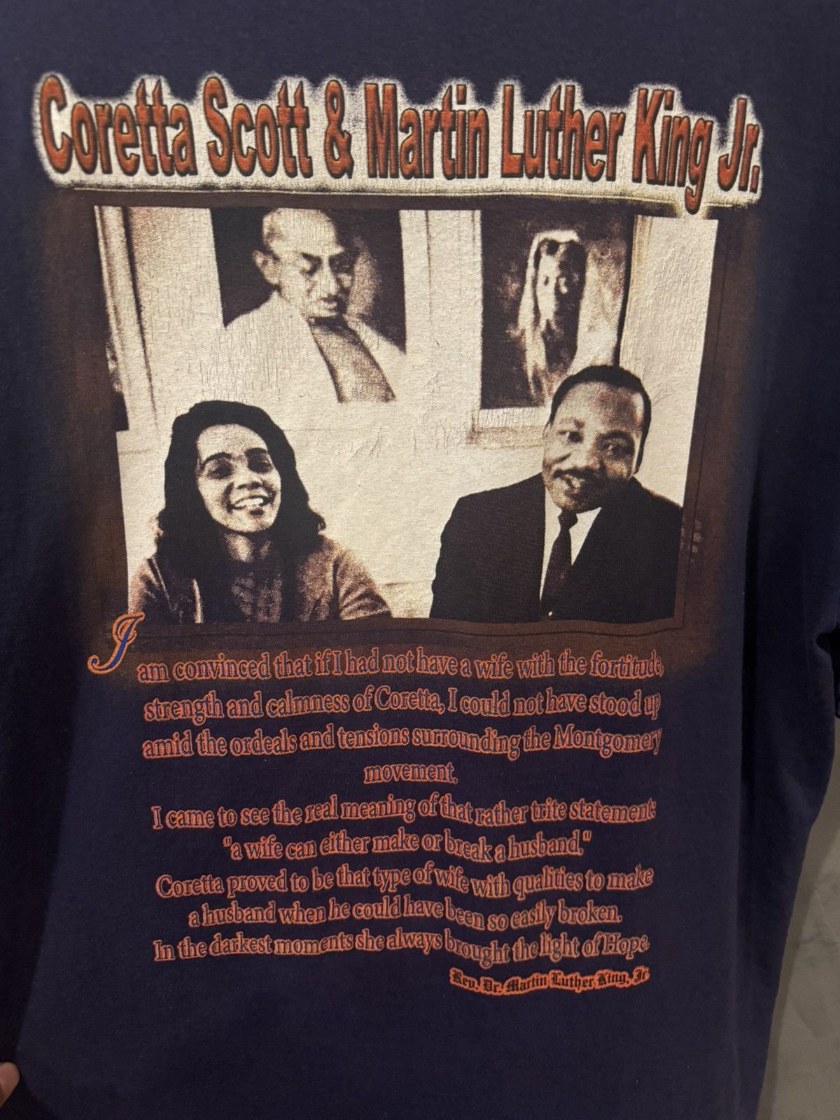 Fruit Of The Loom × Other × Vintage Vintage Martin Luther King T-Shirt Size US XL / EU 56 / 4 - 5 Thumbnail
