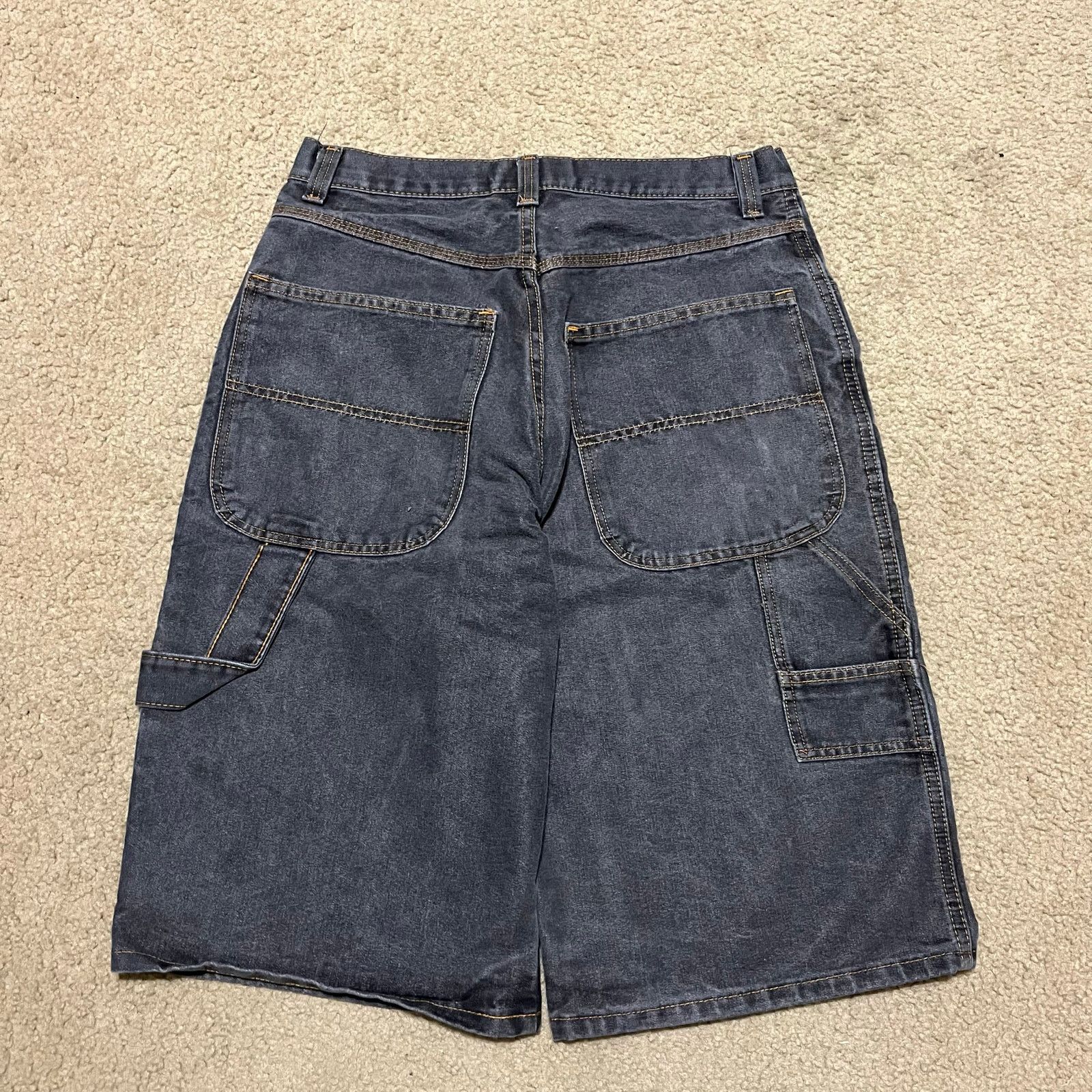 Other Y2K Baggy Skater Big Pocket Long Grey Jorts 32W Size US 32 / EU 48 - 1 Thumbnail