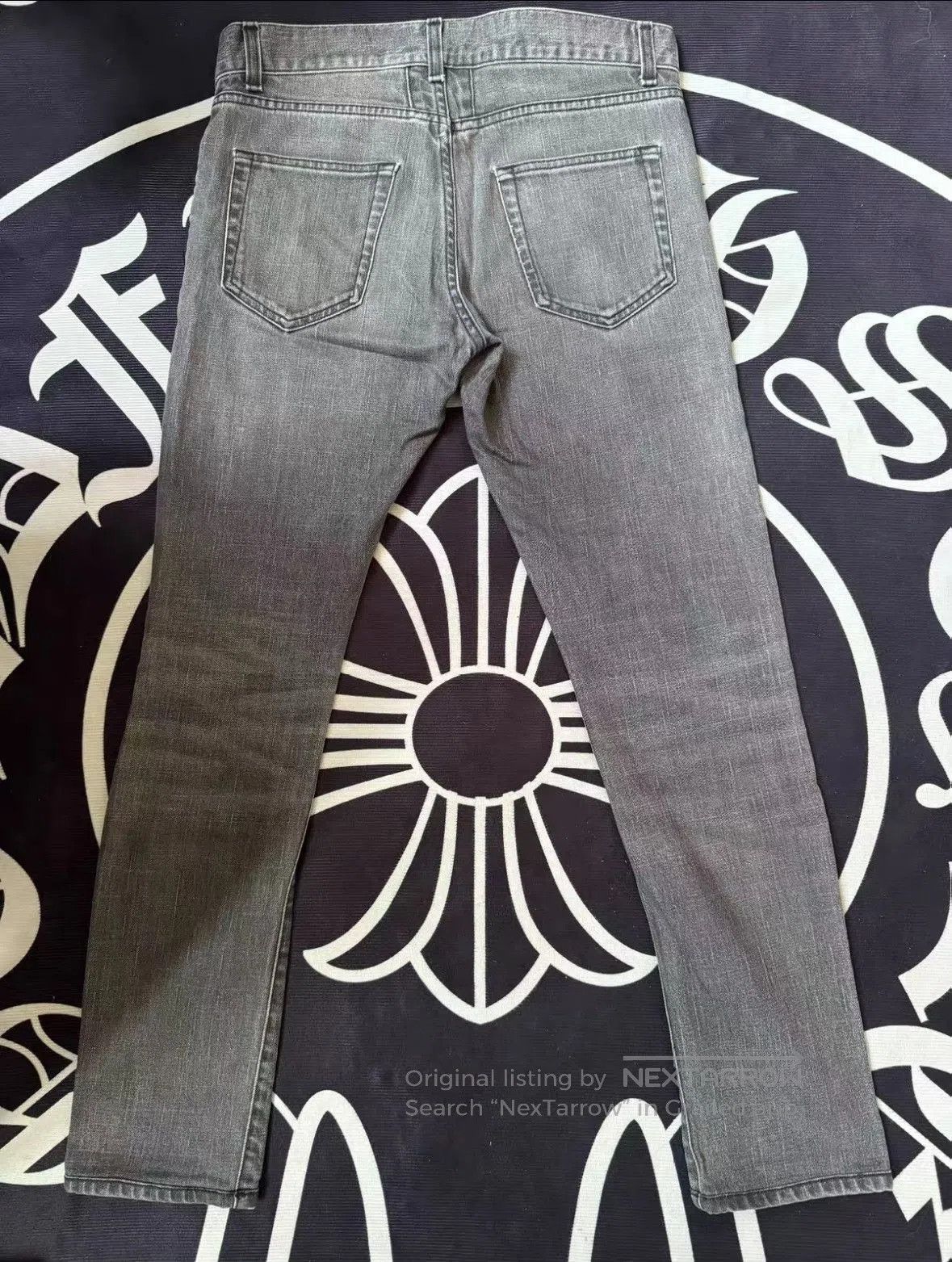 Saint Laurent Paris Saint Laurent 13SS Gray Basic Jeans. Size US 30 / EU 46 - 2 Thumbnail