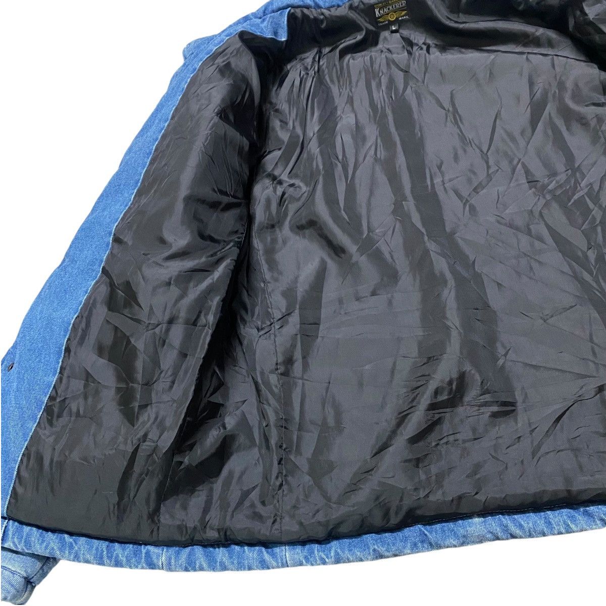 Japanese Brand KNACKERED Denim Puffer Jacket Size US L / EU 52-54 / 3 - 15 Thumbnail