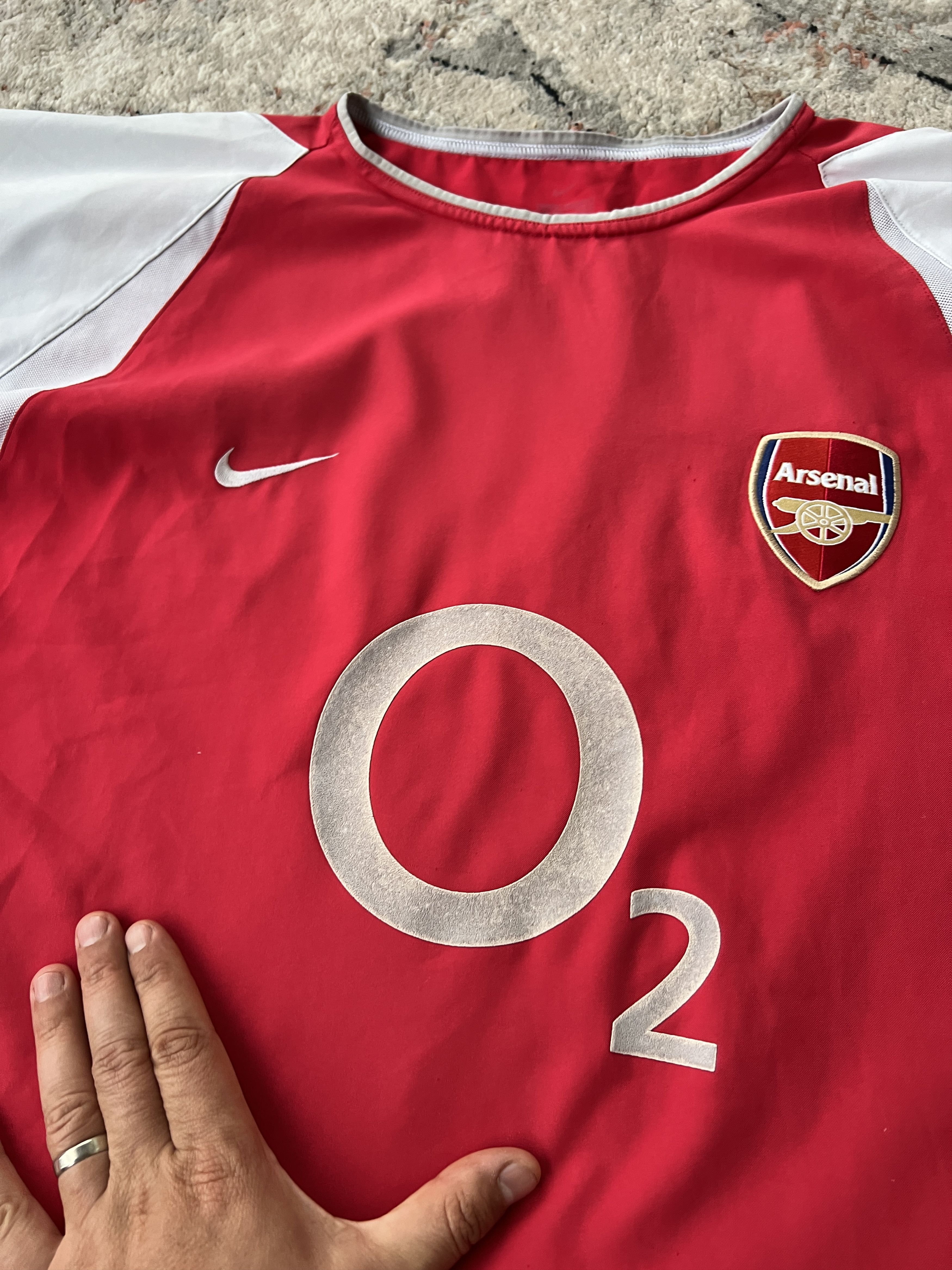 Nike × Vintage Nike Arsenal Henry 14 Vintage Jersey Size US XXL / EU 58 / 5 - 2 Thumbnail