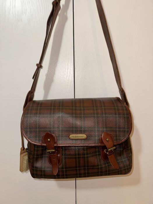 Vintage ralph outlet lauren plaid bag