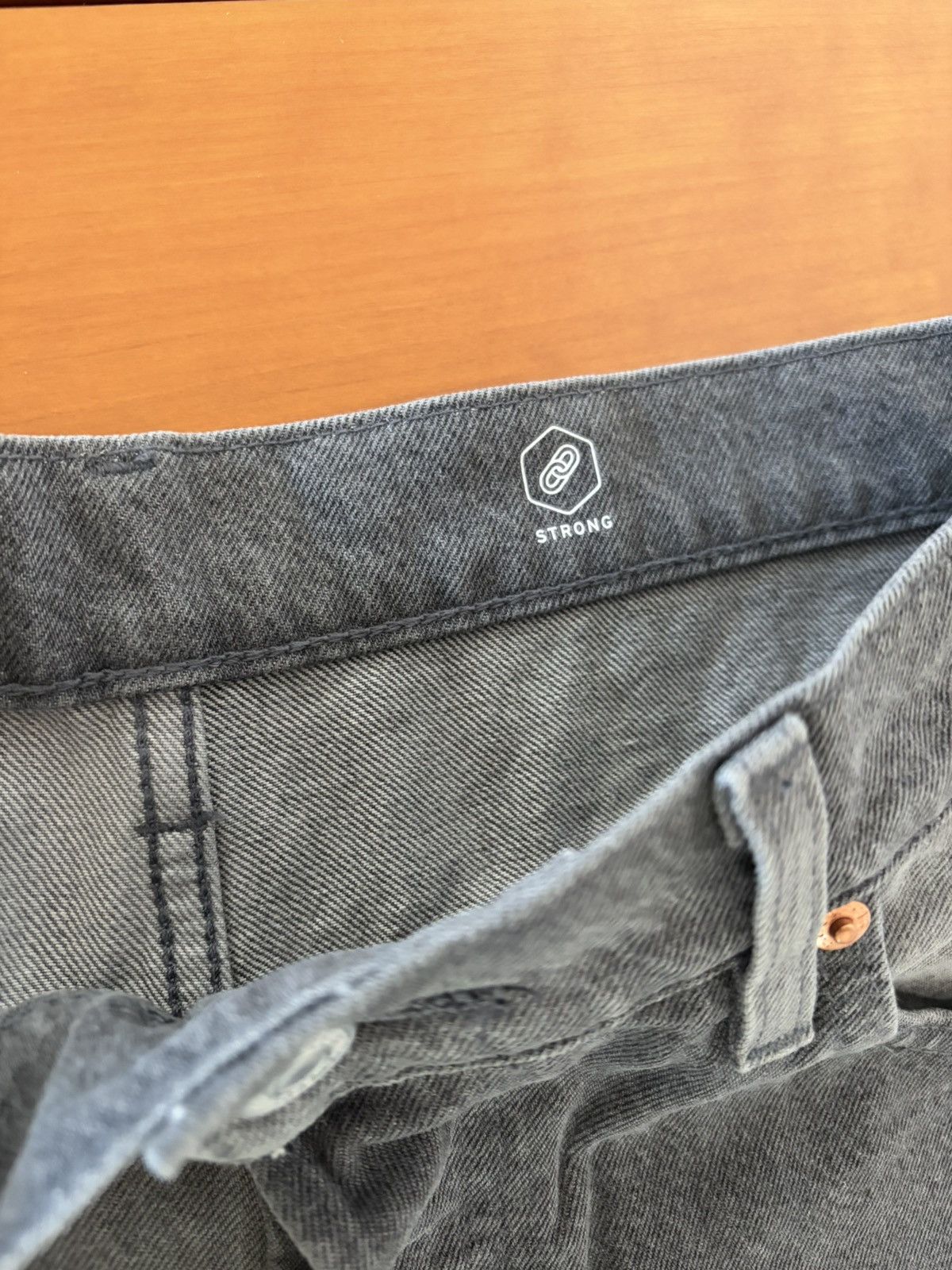 Levi's Levis 501 Mens 33x30 Two Tone Gray Color Block Black Tab Size US 33 - 4 Thumbnail