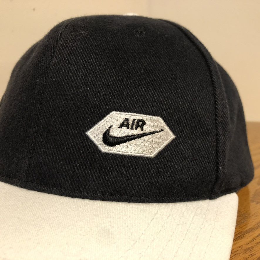 Nike Vintage 1990s Nike Air Logo Snapback Baseball Cap Hat Size ONE SIZE - 2 Thumbnail