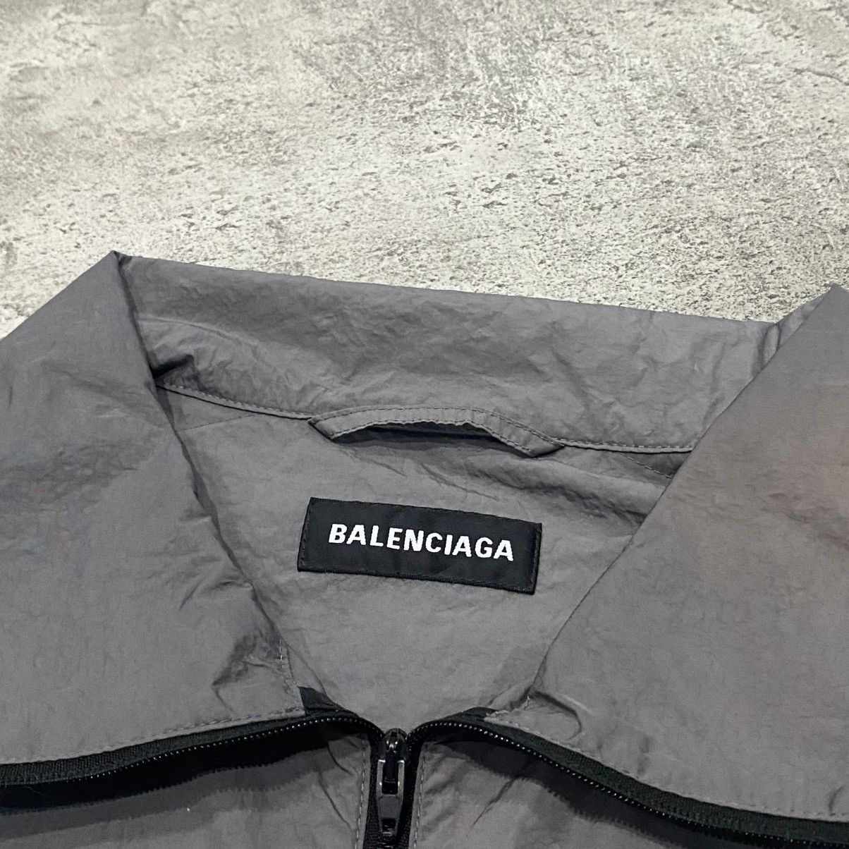 Balenciaga Balenciaga Logo Gray Windbreaker Size US XL / EU 56 / 4 - 6 Thumbnail