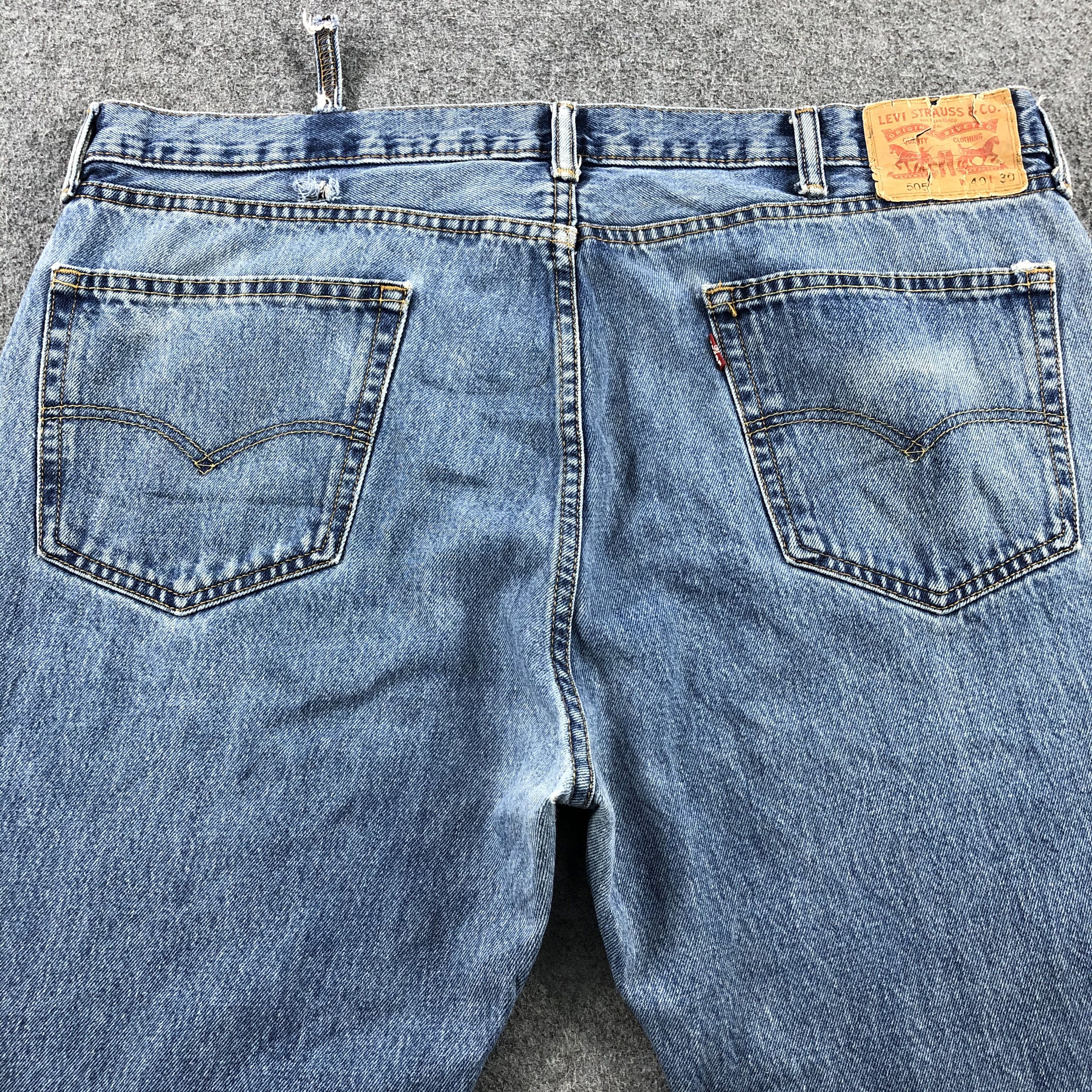 Levi's × Vintage Vintage Blue Wash Levis 505 Jeans-JM1900 Size US 40 / EU 56 - 4 Thumbnail