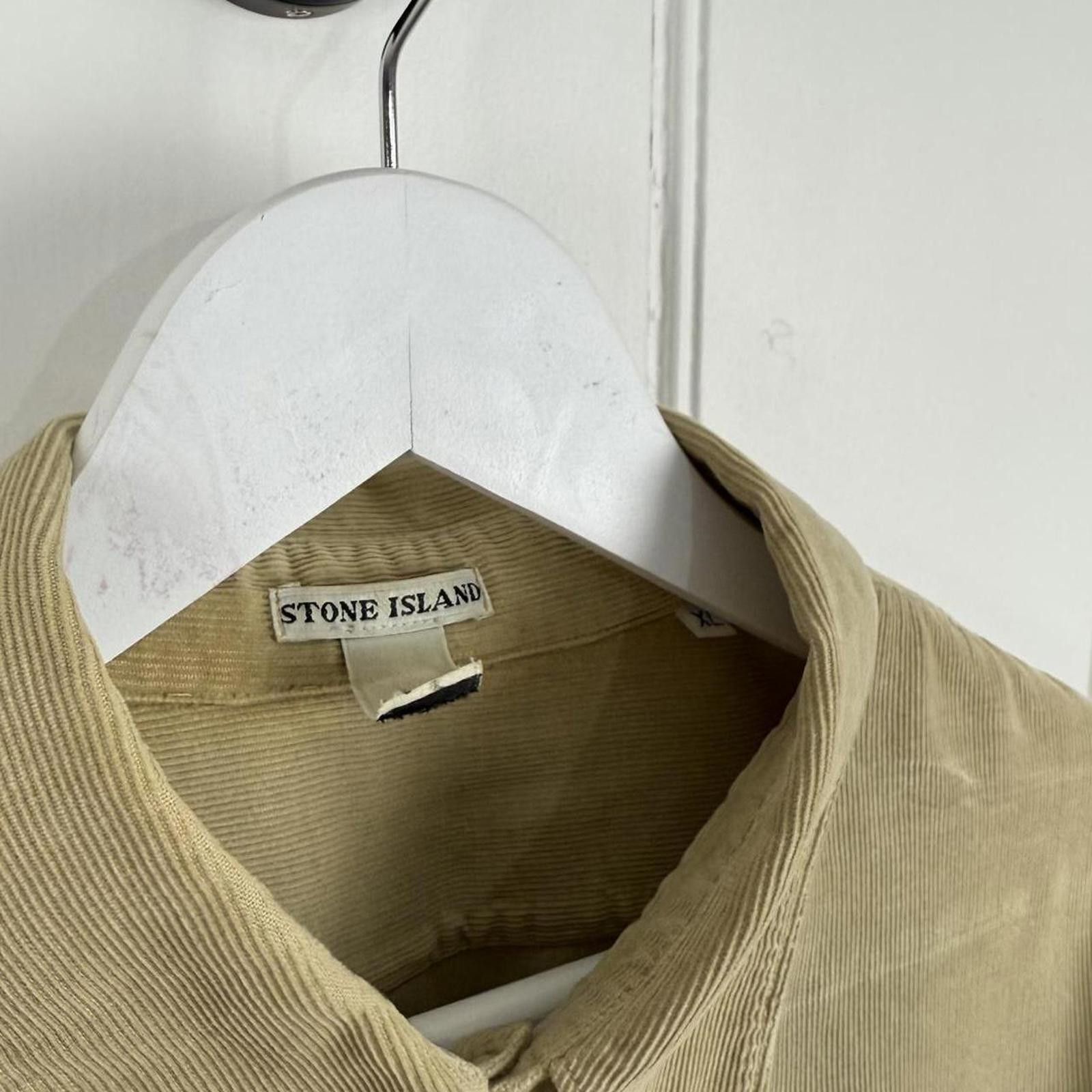 Stone Island 2000’s Stone Island Corduroy Shirt Size US XL / EU 56 / 4 - 5 Thumbnail