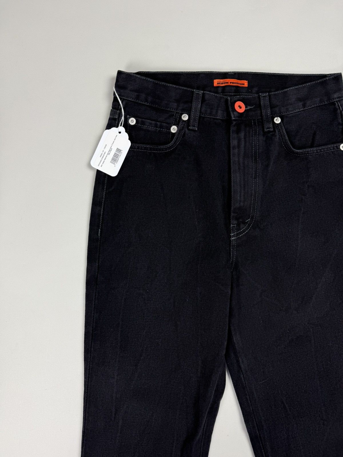 Heron Preston BNWT! Heron Preston Black Wash Denim 5 Pocket Jeans Pants Size 25" / US 0 / IT 36 - 6 Thumbnail