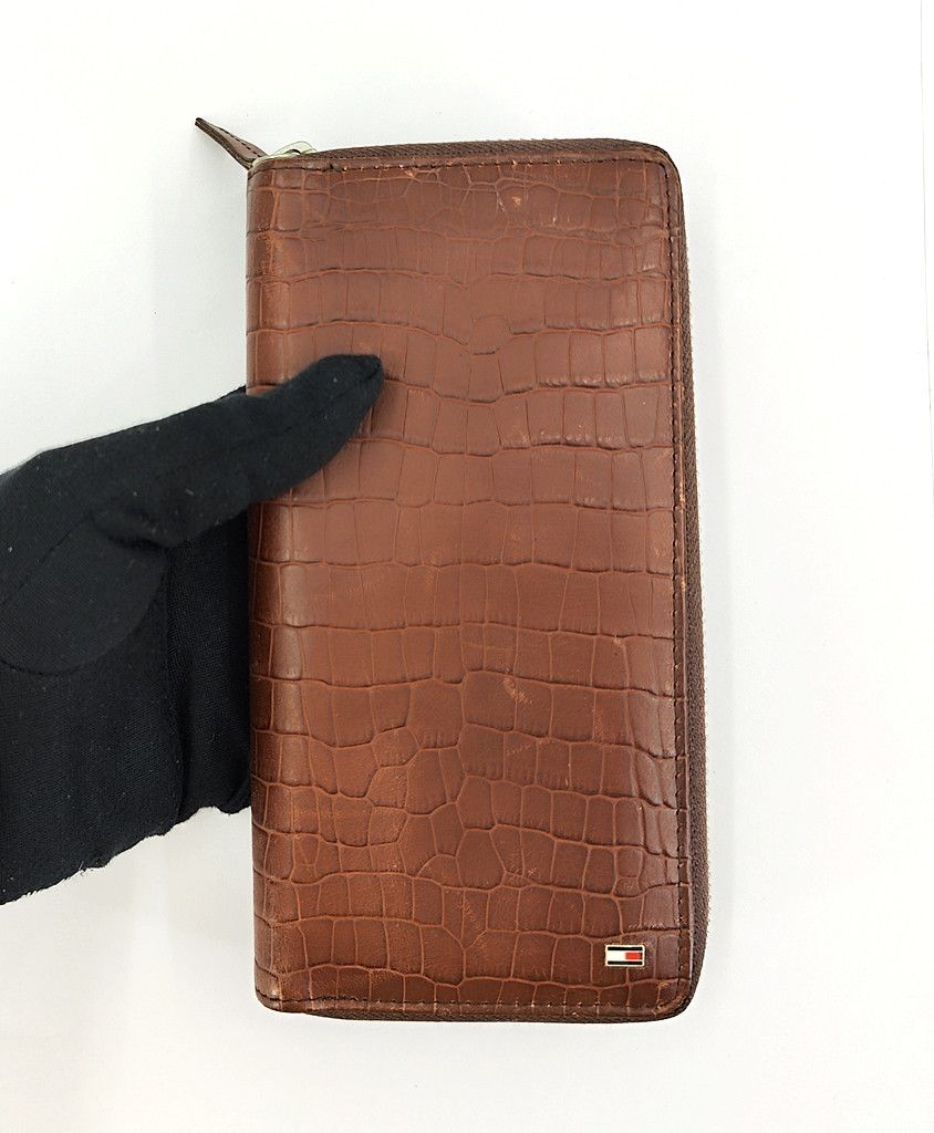 Tommy Hilfiger TOMMY HILFIGER full zipper leather long wallet Size ONE SIZE - 1 Thumbnail