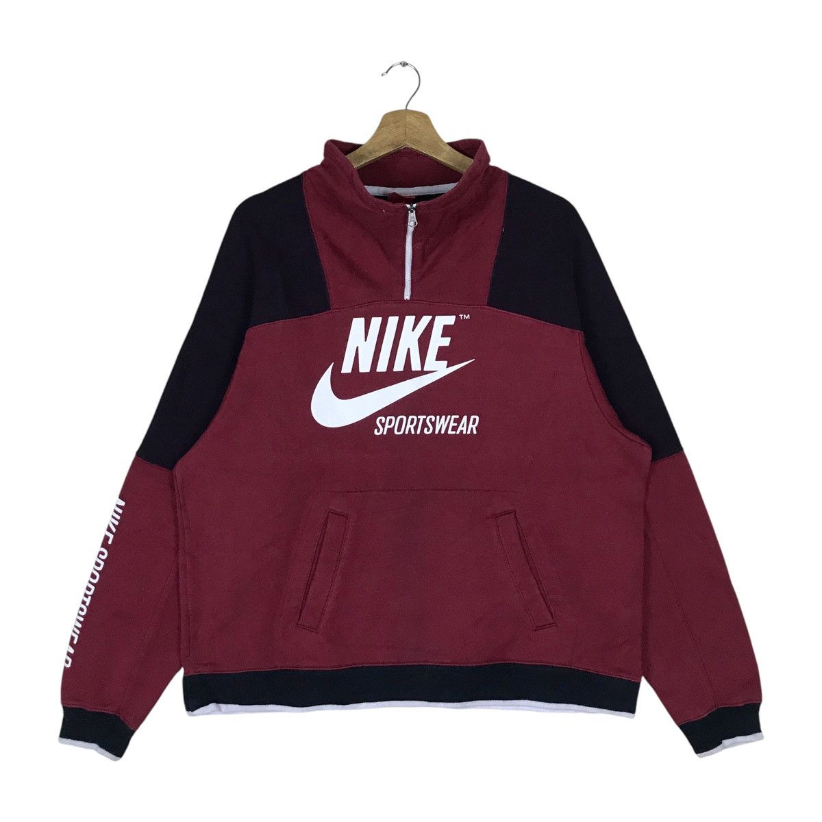 Nike Sportswear Quarter Zip Pullover Jumper Sweatshirt
