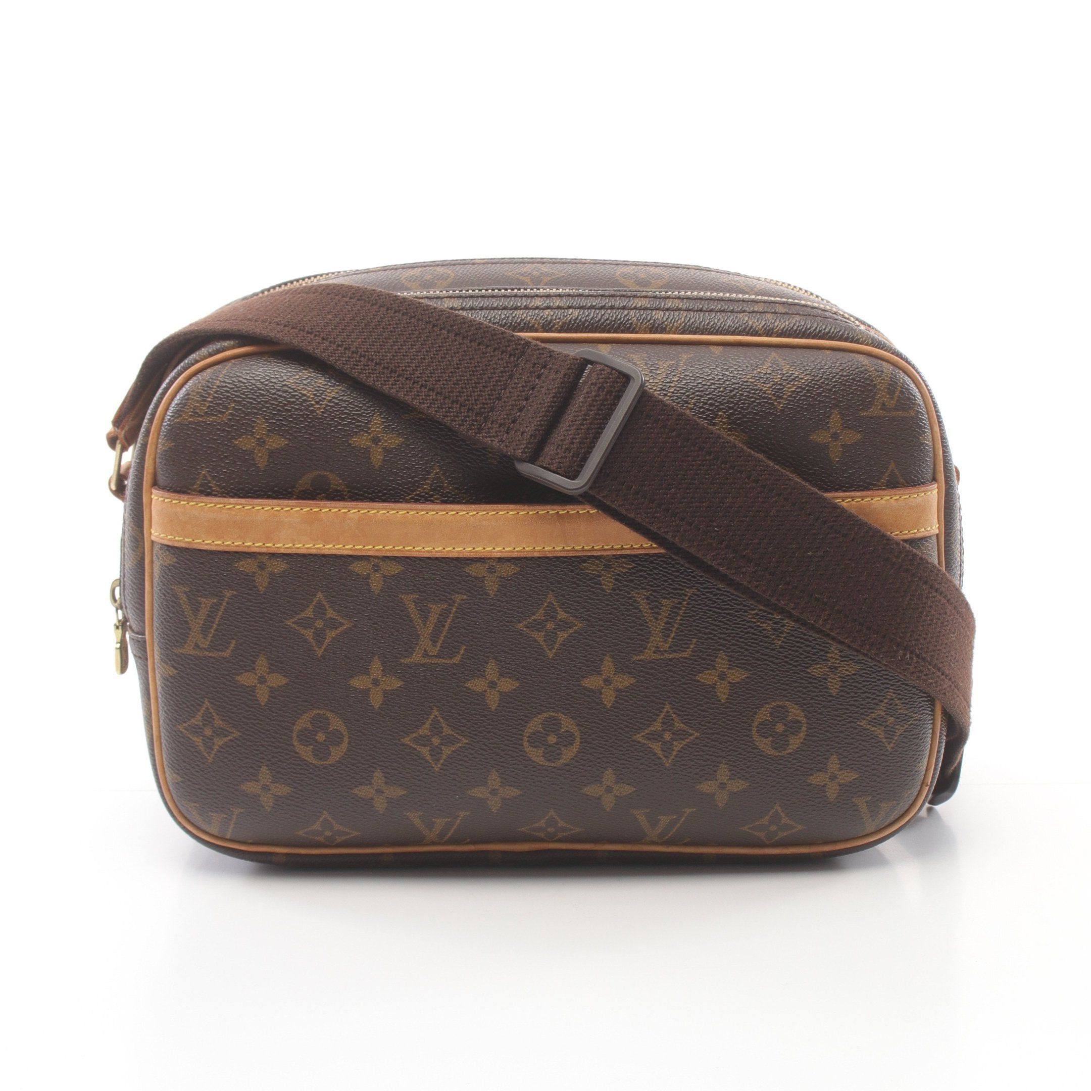 Louis Vuitton Louis Vuitton Reporter Pm Monogram Shoulder Bag Leather Brown Size ONE SIZE - 1 Thumbnail