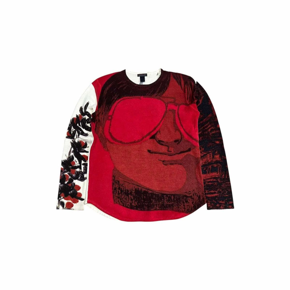 Custo Barcelona × Hysteric Glamour × Japanese Brand 🔥Sick Y2K Custo Barcelona Sweater Jpg Style Overprinted Size US L / EU 52-54 / 3 - 1 Thumbnail