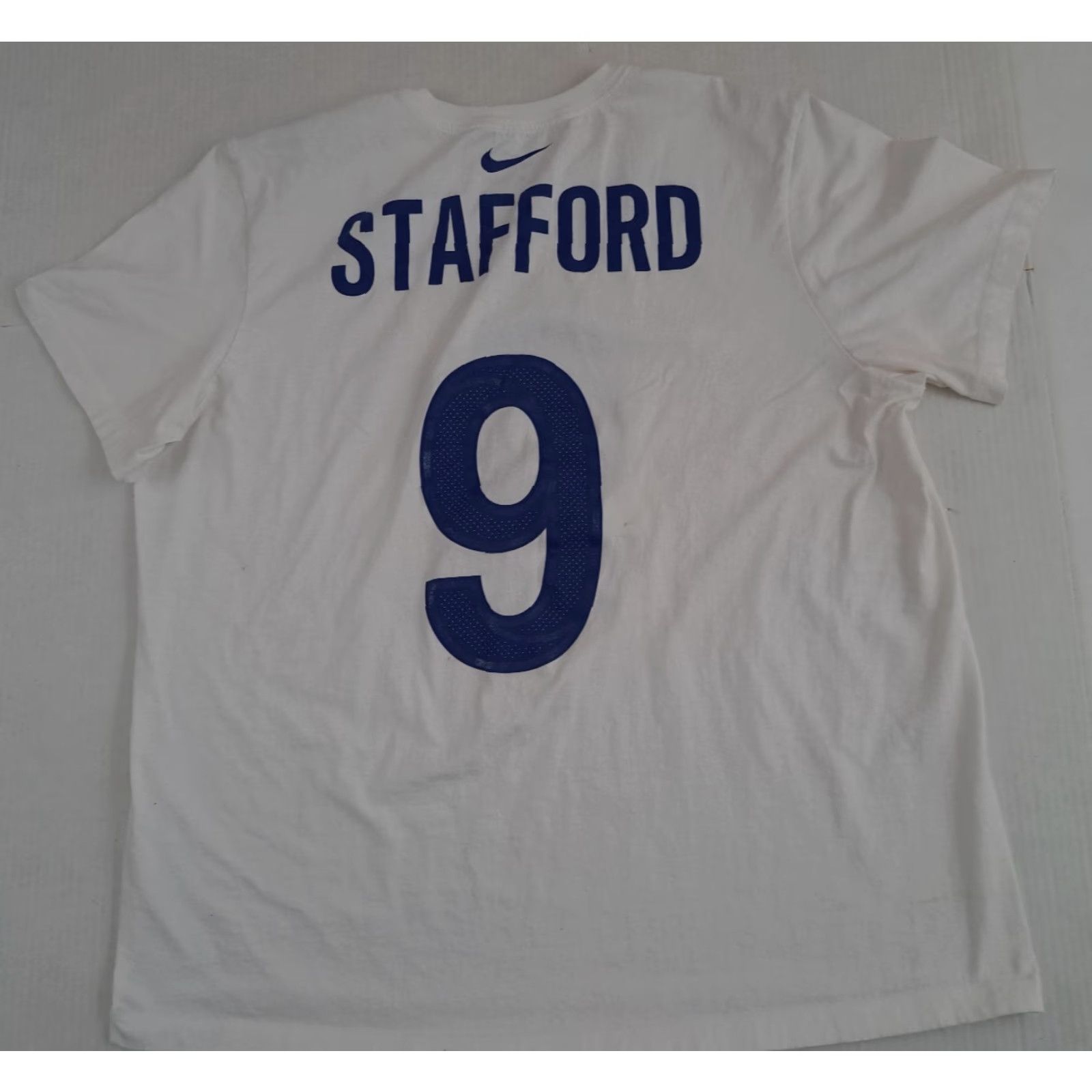 Nike VINTAGE Nike L A Rams T-Shirt Jersey Football Printed Crew Neck Short Sleeve 2XL White Adult Unisex Nike Shirt Size US XXL / EU 58 / 5 - 7 Thumbnail