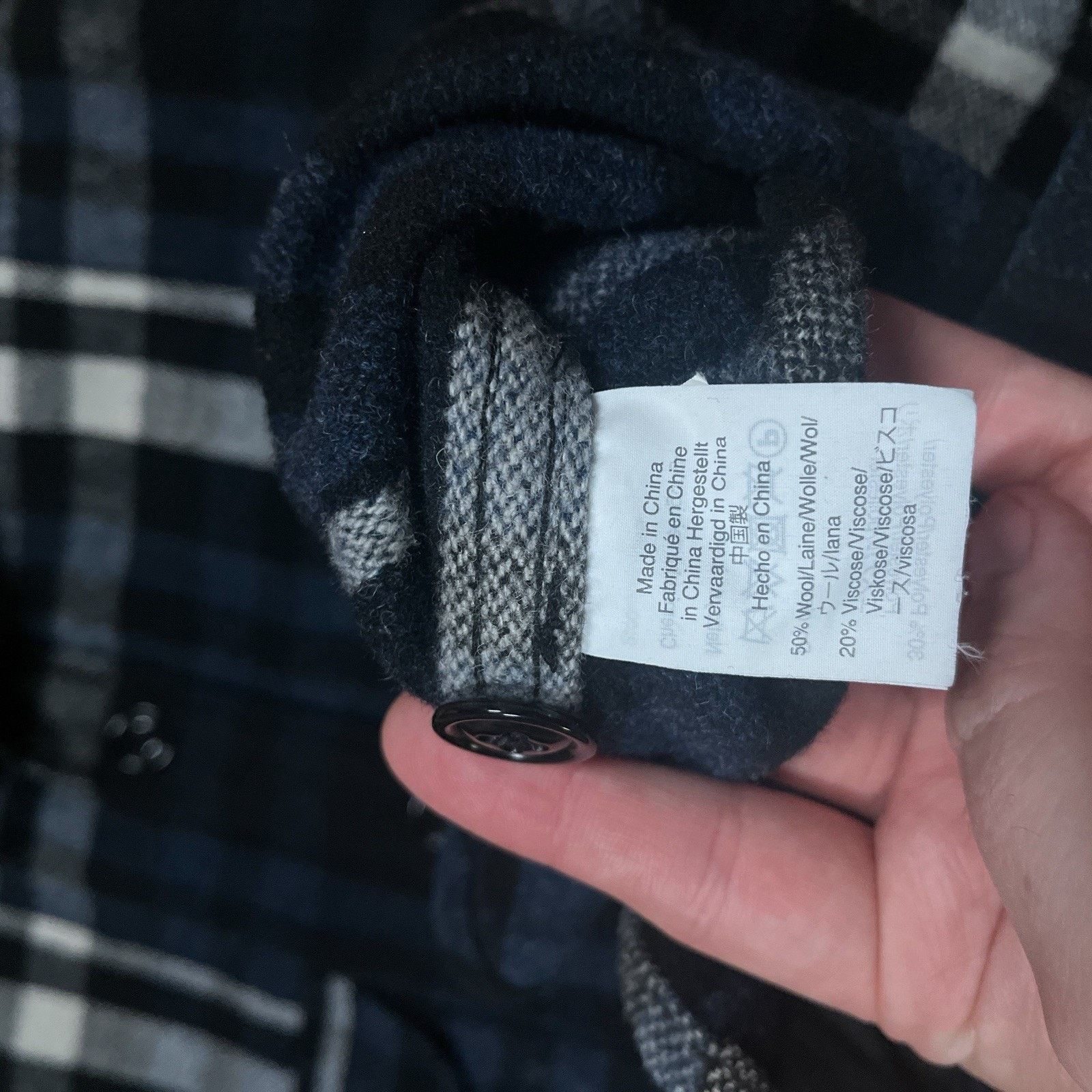 Wallace & Barnes Wallace & Barnes Wool Flannel Shacket Navy HeavyweightPlaid Size US L / EU 52-54 / 3 - 9 Thumbnail