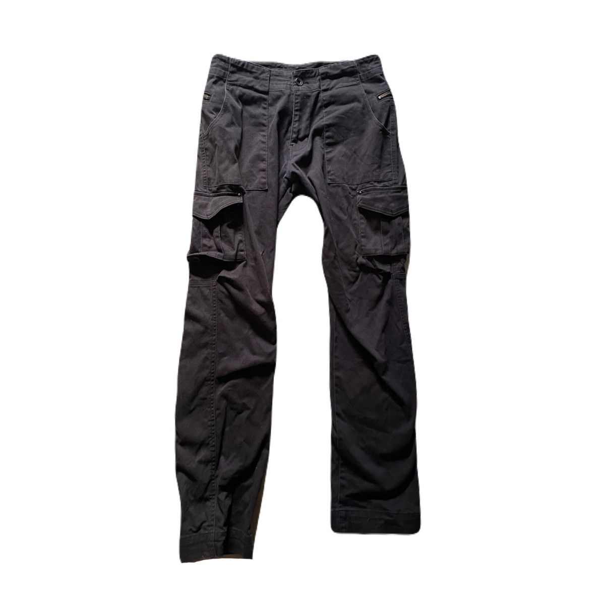 If Six Was Nine 2000s Japanese archive Vkei Zip Design Cargo Pocket Pants Size US 28 / EU 44 - 4 Thumbnail