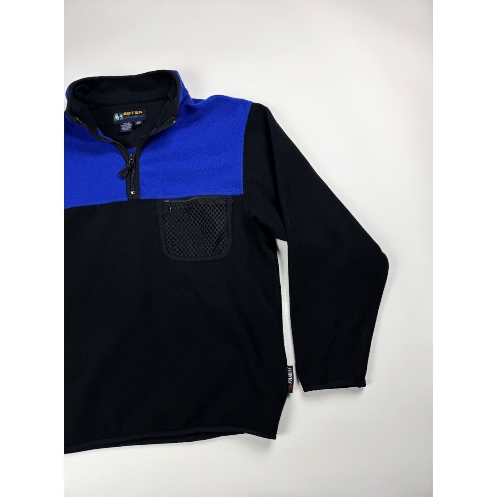 Eddie Bauer VINTAGE Eddie Bauer Ebtek Jacket Men's Small 1/4 Zip Fleece Black Polartec USA Ebtek 1/4 Zip Lightweight Size S Regular Size US S / EU 44-46 / 1 - 2 Thumbnail