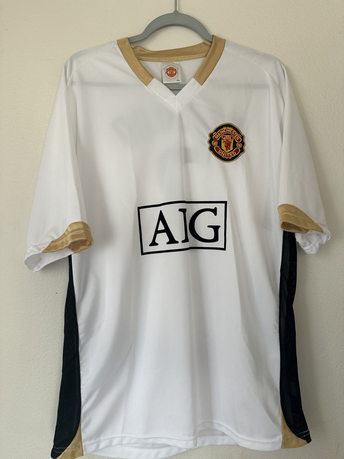 Umbro Vintage Manchester United Soccer Away Jersey #7 Ronaldo Away Size US XL / EU 56 / 4 - 9 Thumbnail