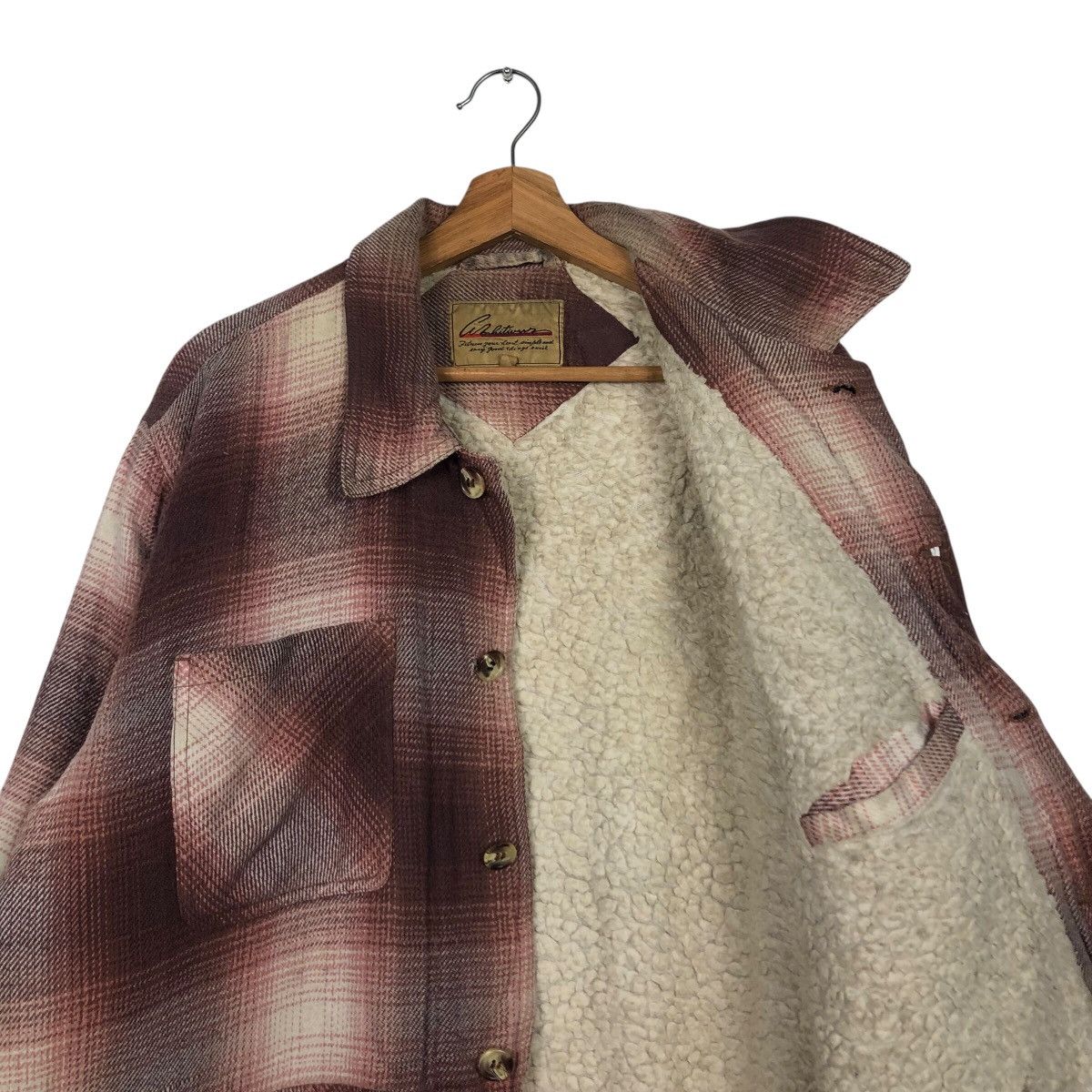 Hysteric Glamour 📌Vintage Shirt Button Jacket Shearling Tartan Design Size US L / EU 52-54 / 3 - 13 Thumbnail