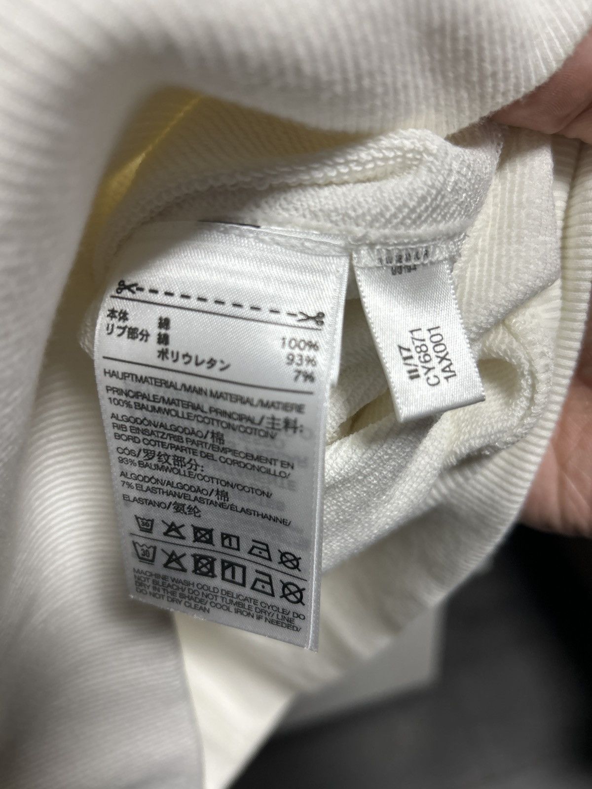 Adidas Y-3 oversize white hoodie size S Size US S / EU 44-46 / 1 - 5 Thumbnail