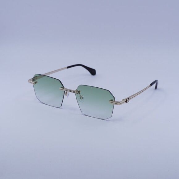 Palm Angels Palm Angels PERI10G QUARTZ 7654 Sunglasses Gold Geometric Size ONE SIZE - 1 Thumbnail
