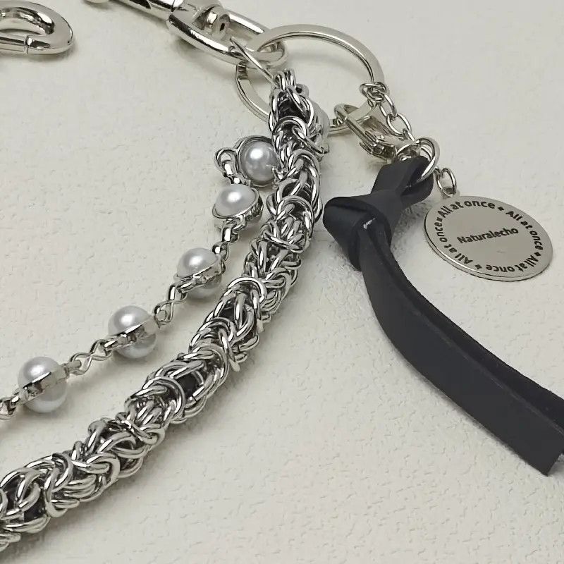 Japanese Brand Natural Echo Pearled Wallet Chain Size ONE SIZE - 6 Thumbnail