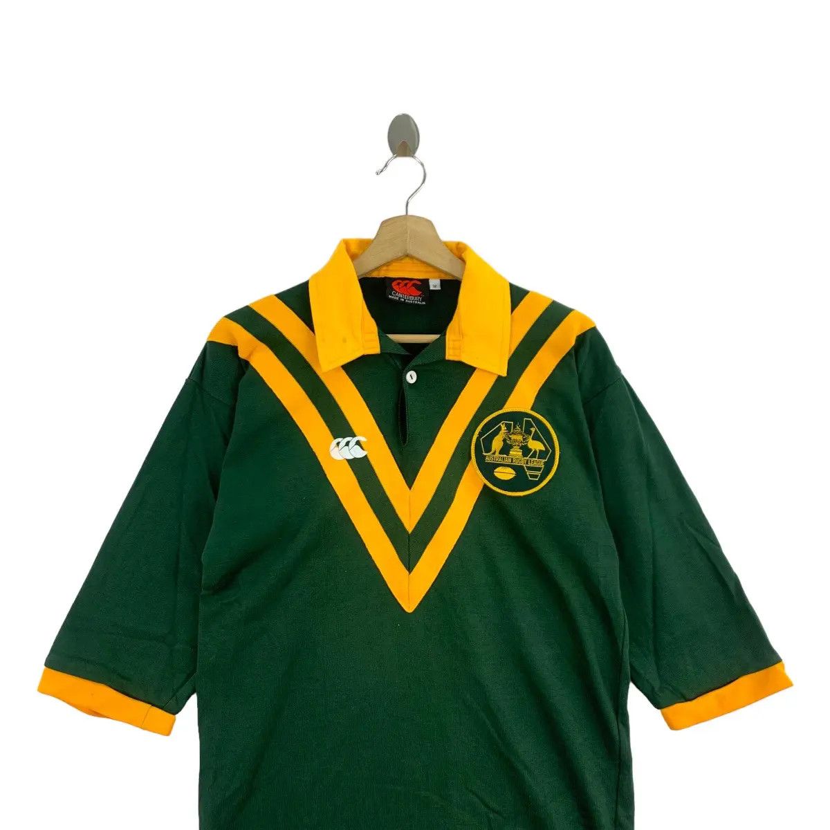 Canterbury of New Zealand Vintage 90’ CANTERBURY THE WALLABIES Rugby Union Jersey Size US M / EU 48-50 / 2 - 2 Thumbnail