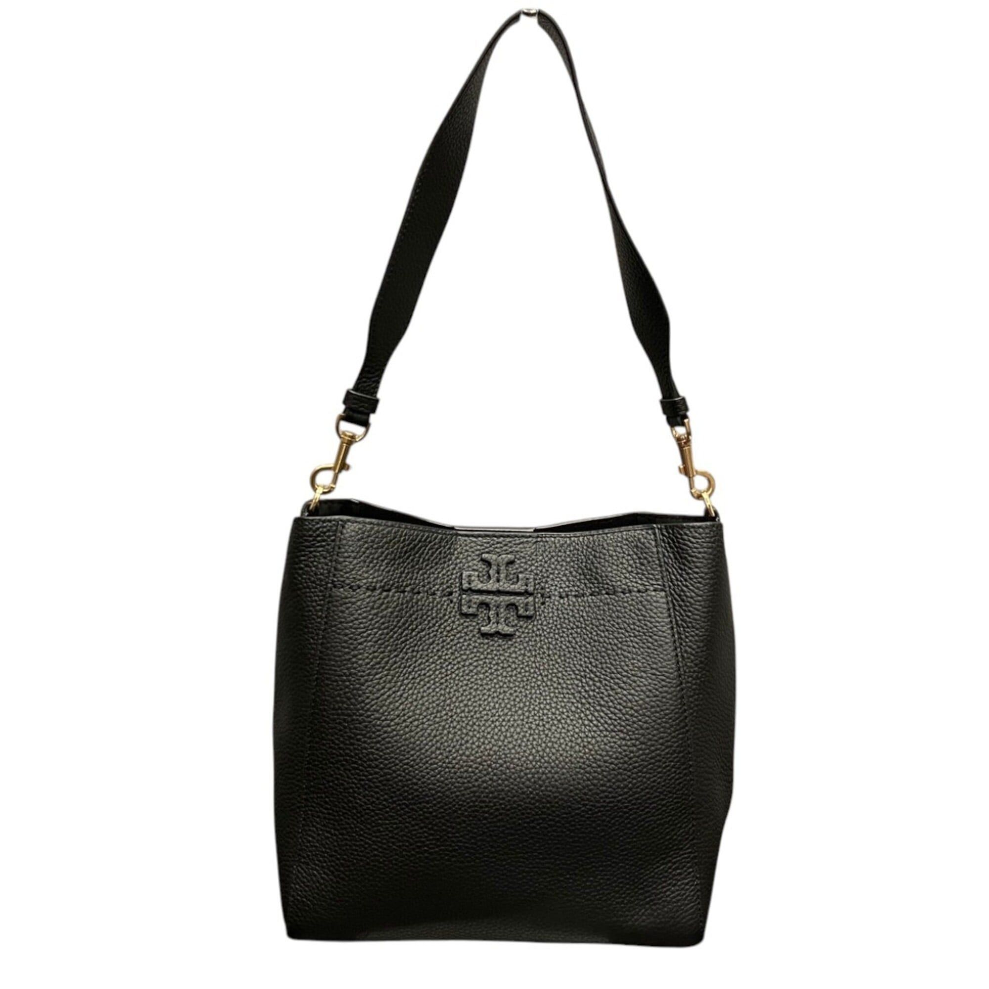Tory Burch Tory Burch MacGraw Medium Bucket Bag Shoulder Leather 73338 Size ONE SIZE - 1 Thumbnail