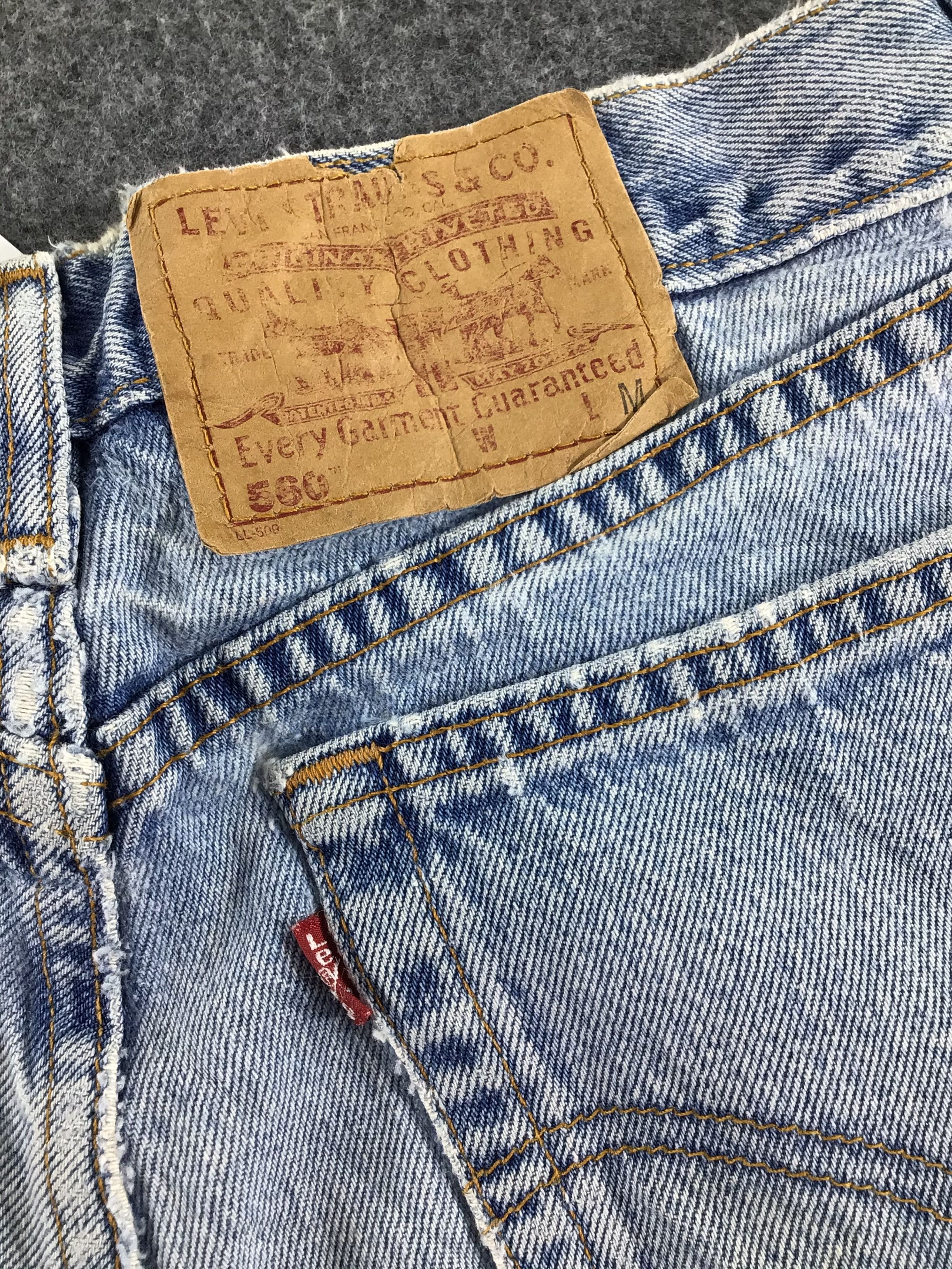 Levi's Vintage Levis 560 Jeans Distressed Denim - J327 Size US 28 / EU 44 - 5 Thumbnail