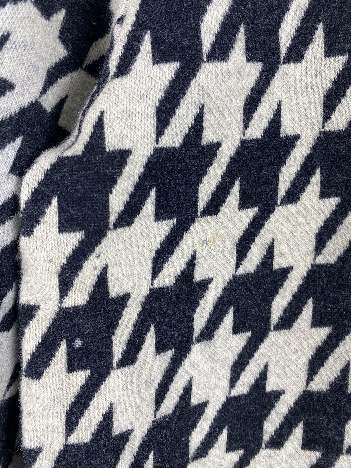 Japanese Brand Vintage 80’s Wool Hountstooth Jacket Button Up Size S / US 4 / IT 40 - 10 Thumbnail