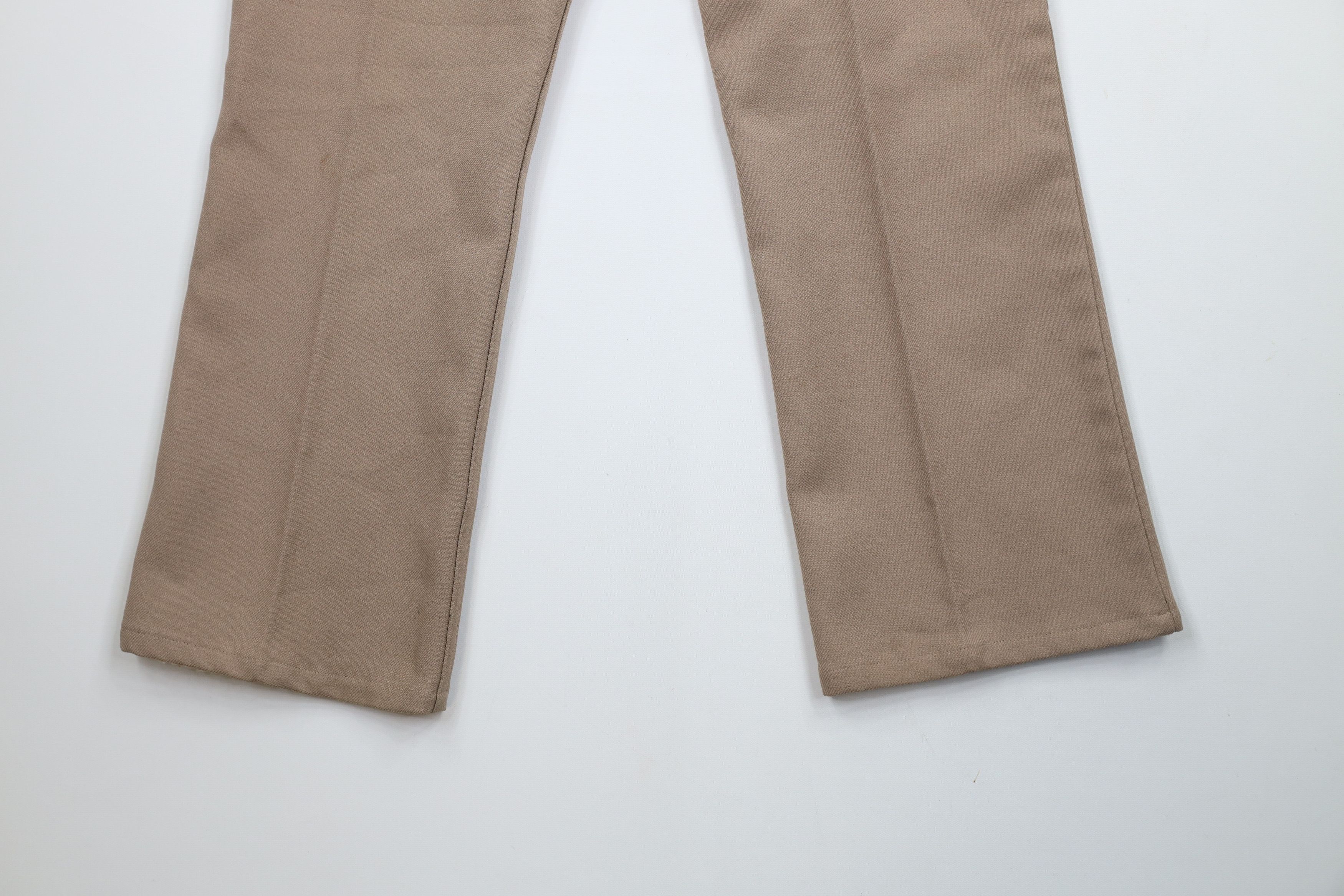 Levi's × Vintage Vintage 90s Levis Flared Wide Leg Knit Chino Pants Beige USA Size US 36 / EU 52 - 15 Thumbnail
