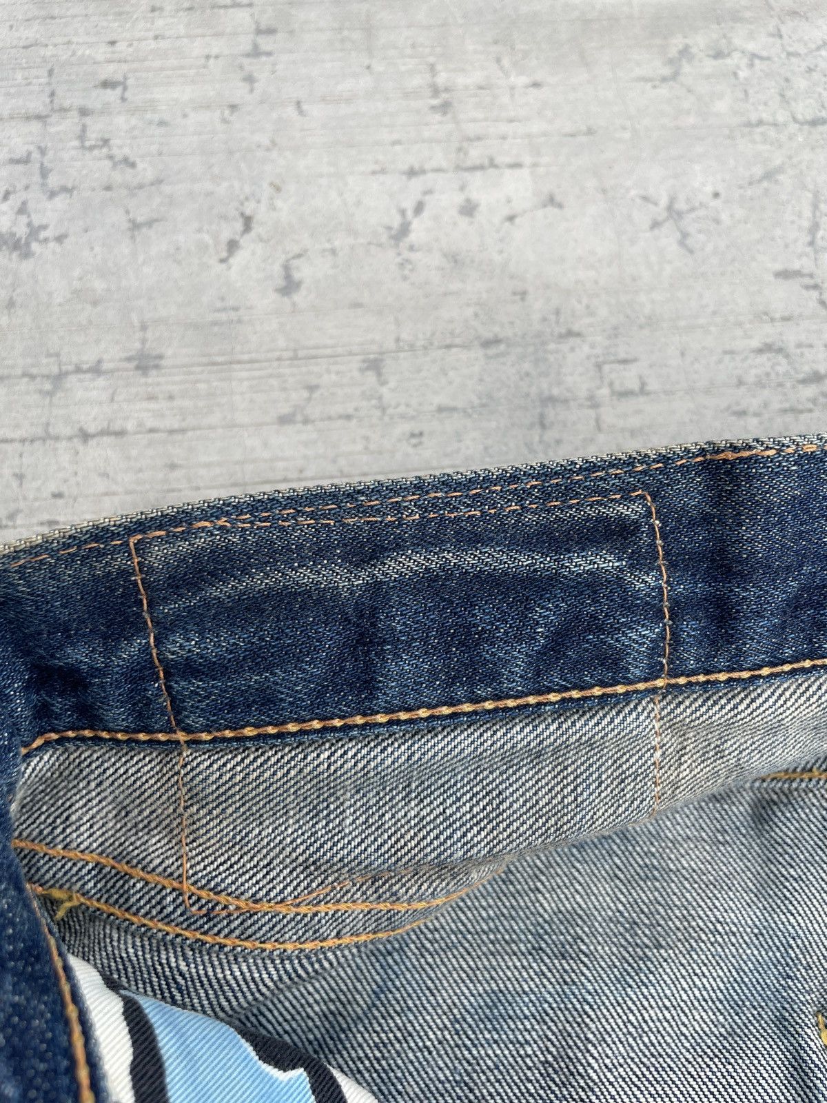 Evisu VINTAGE 90s EVISU SELVEDGE DENIM RED DAICOCK Size US 29 - 10 Thumbnail