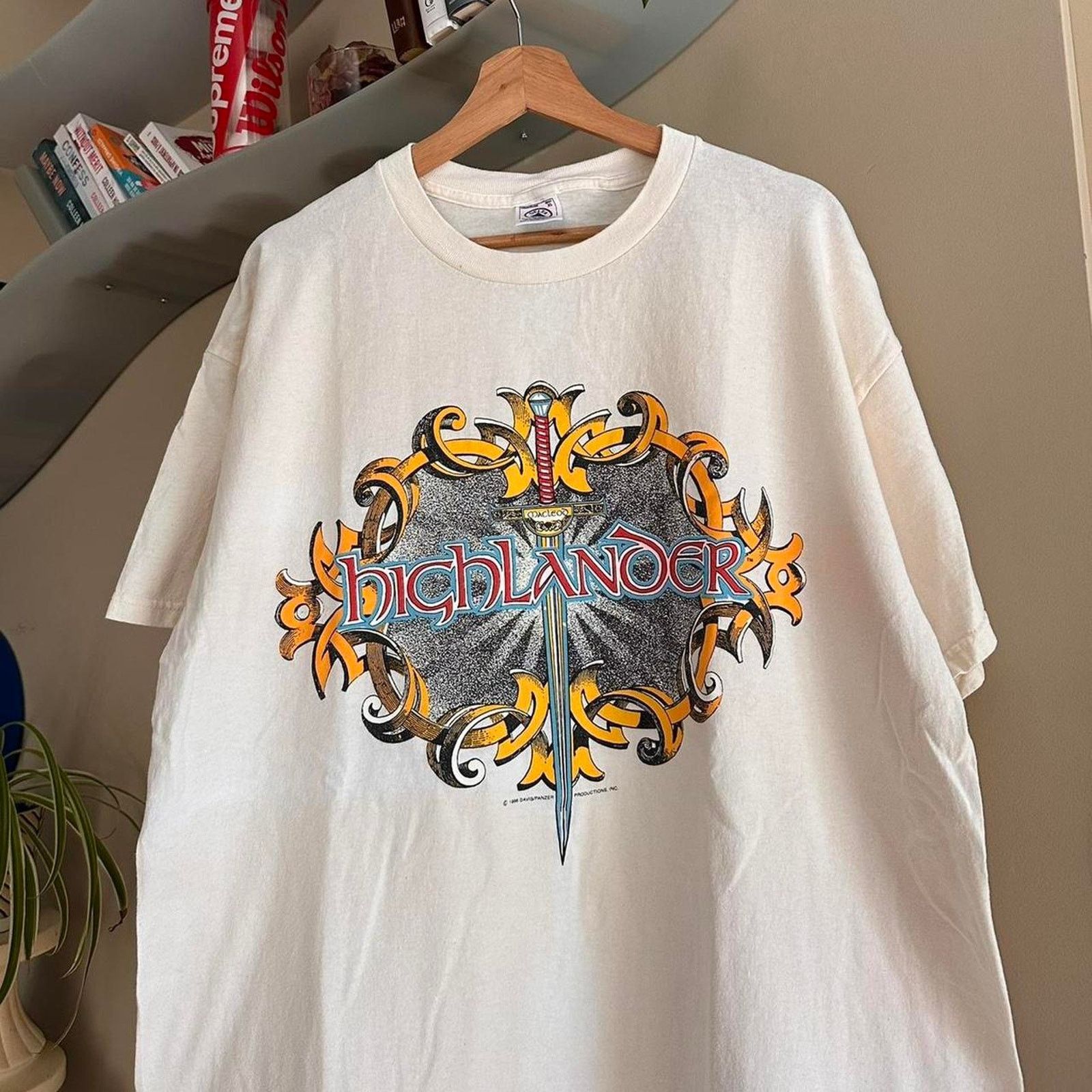 Delta × Vintage Vintage 1996 Highlander Movie Promo Shirt Size US XL / EU 56 / 4 - 2 Thumbnail