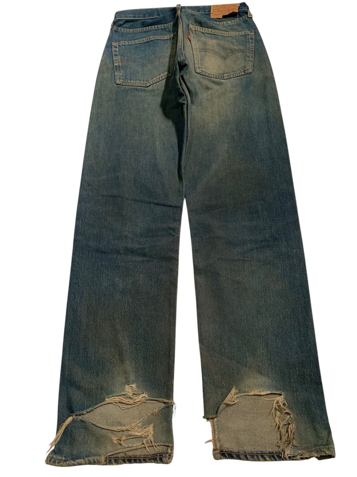 Levi's VINTAGE LEVIS 501 BIG E SELVEDGE MUDWASH & RUSTY DISTRESSED Size US 29 - 4 Thumbnail