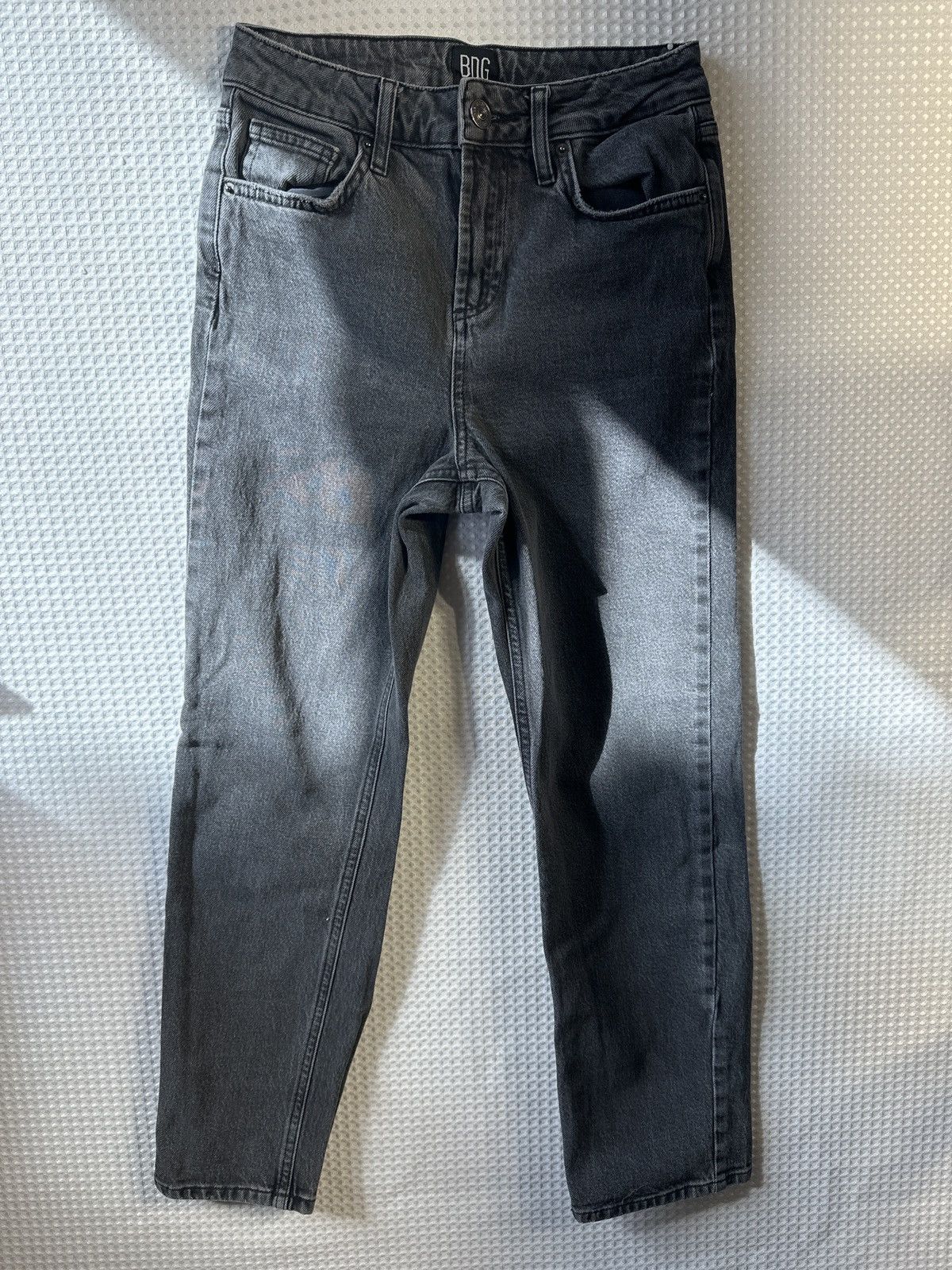Bdg BDG Straight Kick Grey Wash Jeans Size 26" / US 2 / IT 38 - 1 Thumbnail