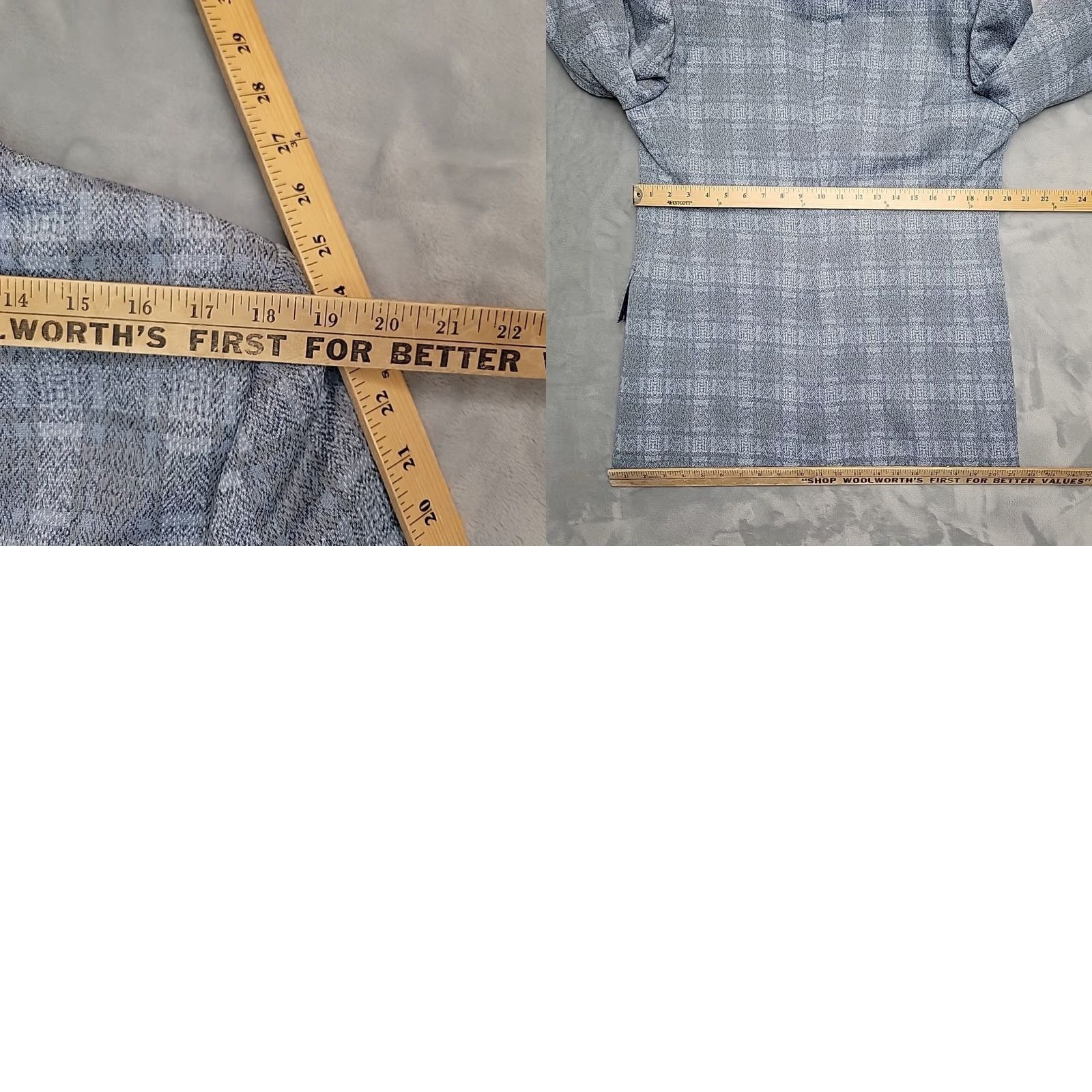 Vintage VINTAGE Missoula Montana Blazer Mens Medium Blue Plaid Sport Coat Made in USA Shirt Size 40R - 9 Thumbnail