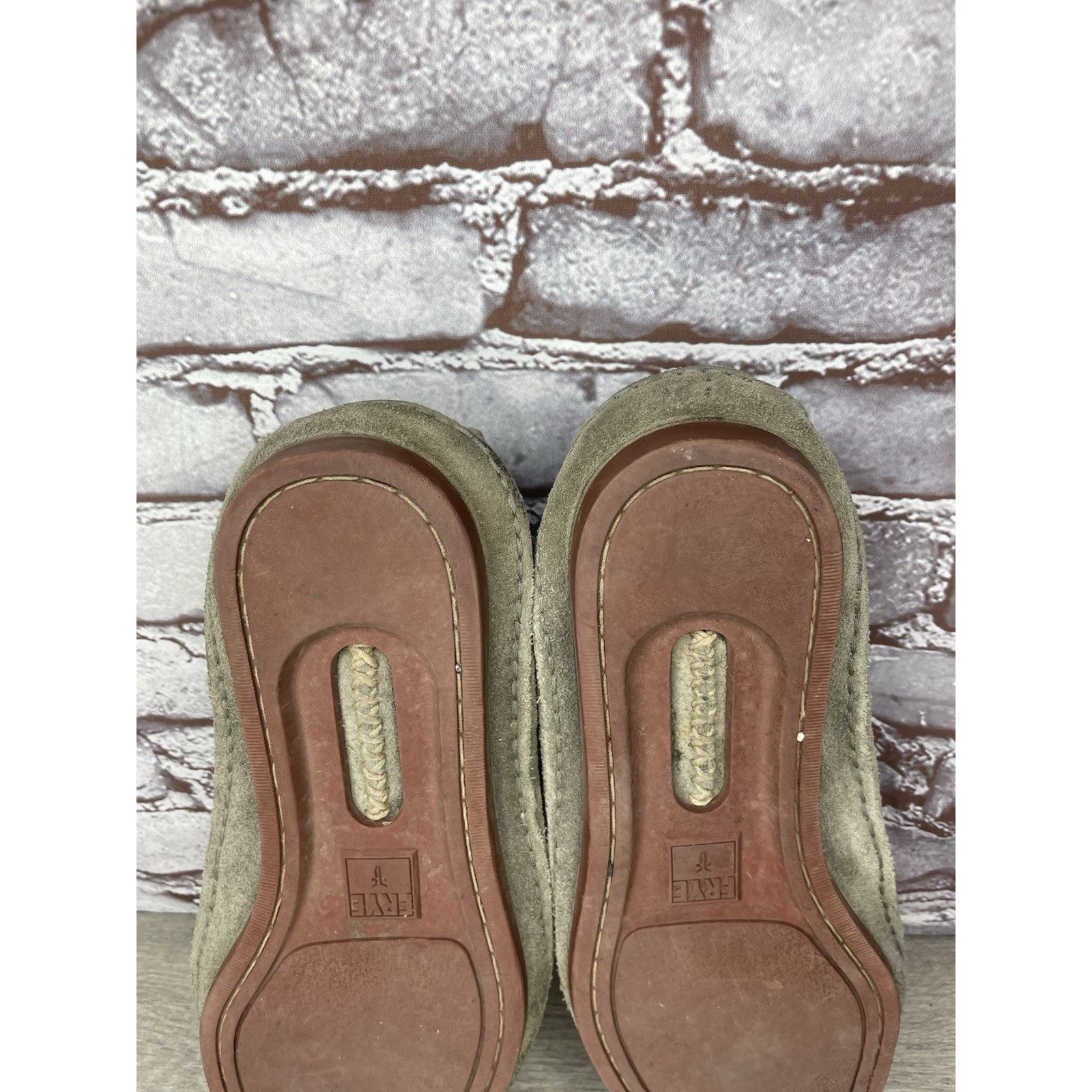 Frye FRYE Mason Tie Moc Camp Taupe Suede Leather Boat Shoes Men S Size US 12 / EU 45 - 20 Thumbnail