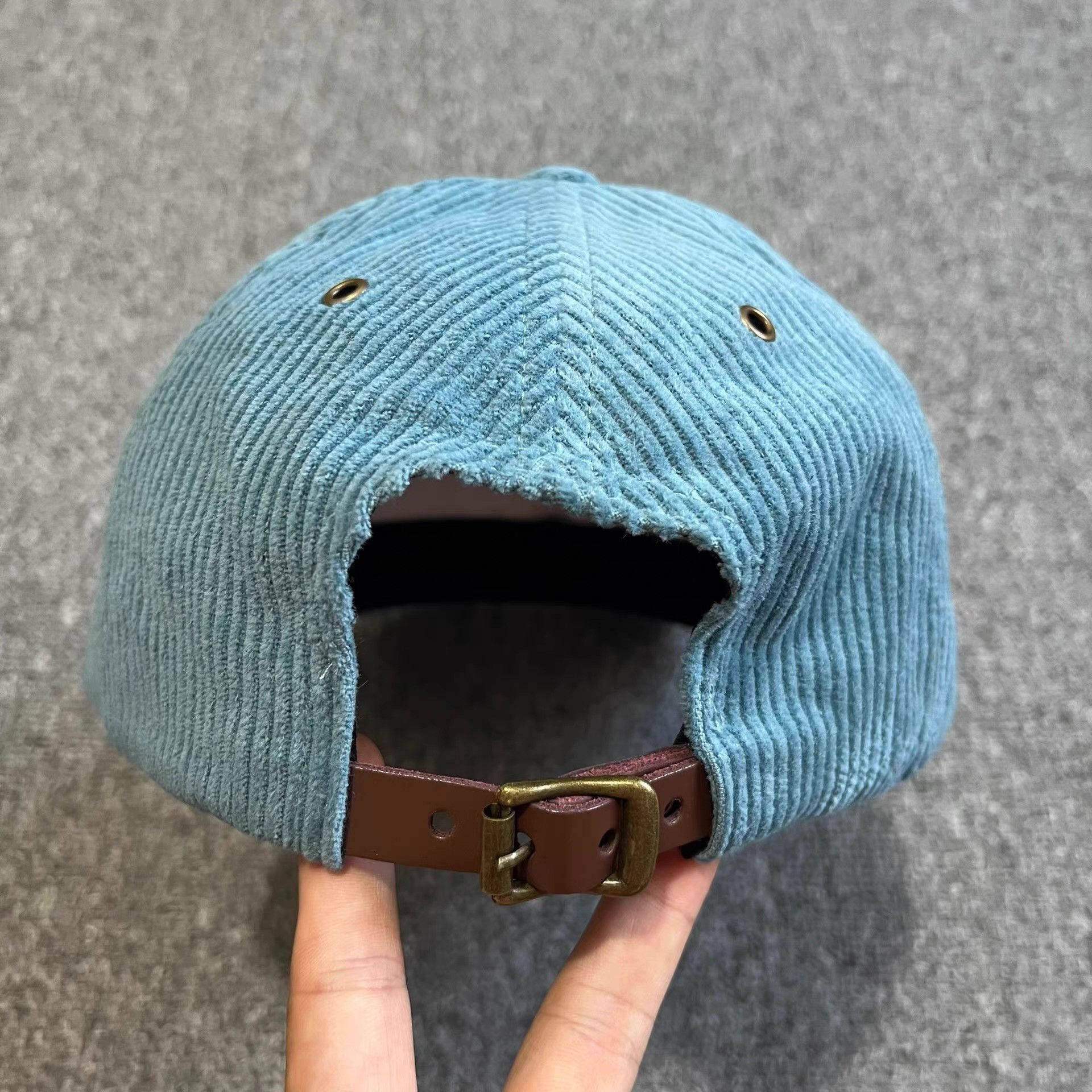 Fucking Awesome Fucking Awesome Corduroy Flat Brim Baseball Cap Q7 Size ONE SIZE - 2 Thumbnail
