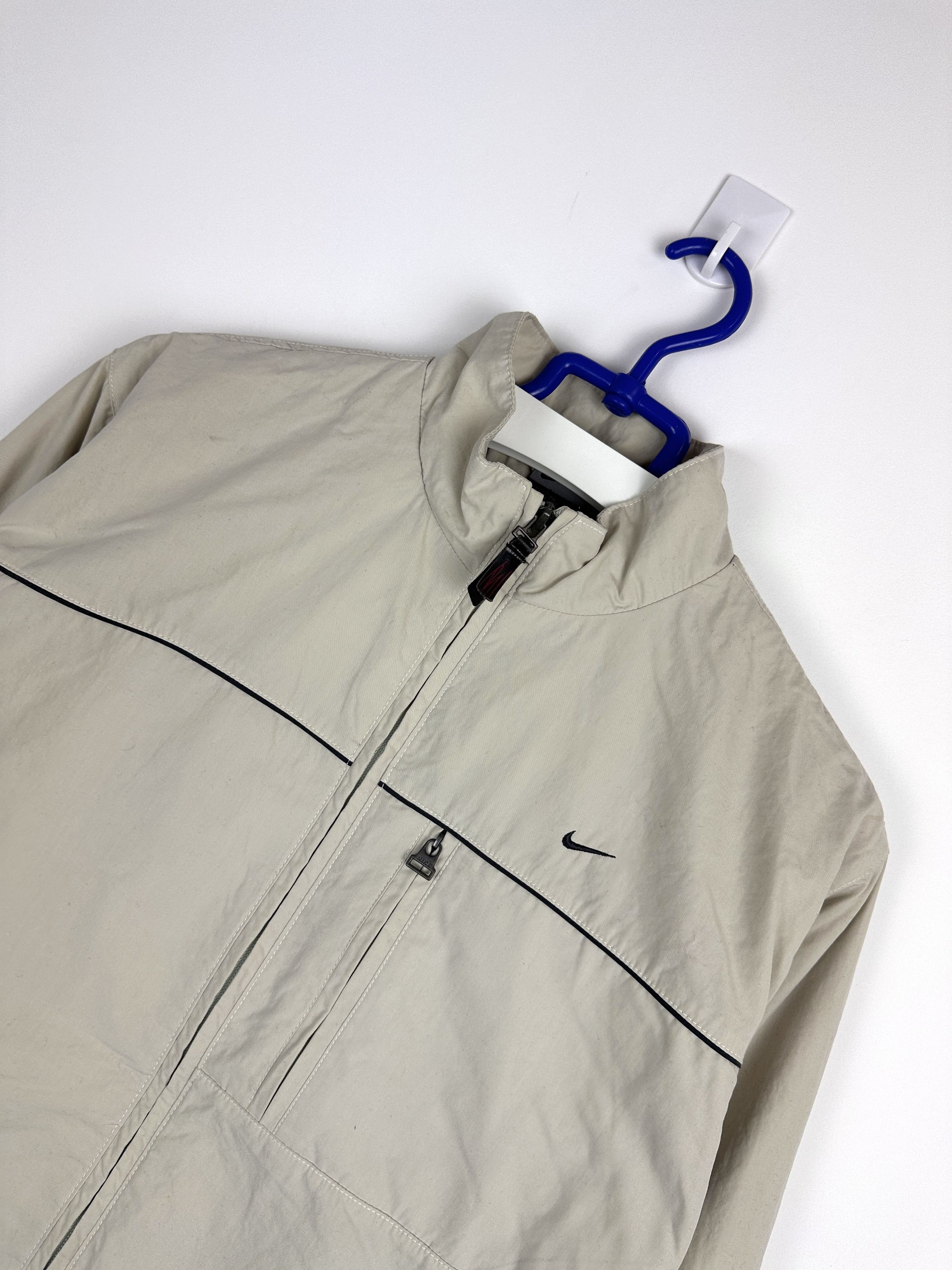 Nike Vintage Nike swoosh creamy jacket M Size US M / EU 48-50 / 2 - 3 Thumbnail