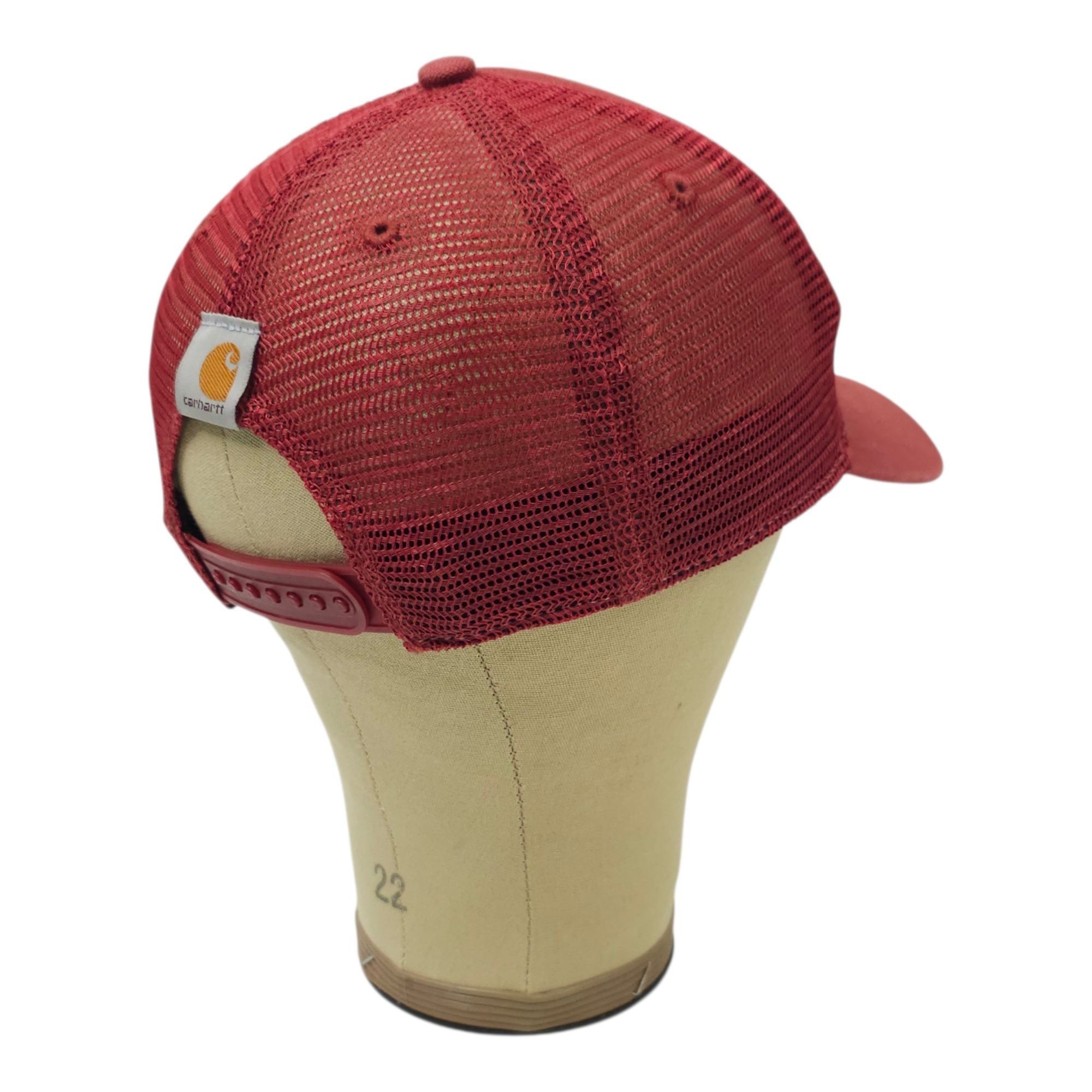 Carhartt Carhartt Canvas Mesh Back Logo Graphic Cap Hat Snapback Size ONE SIZE - 12 Thumbnail