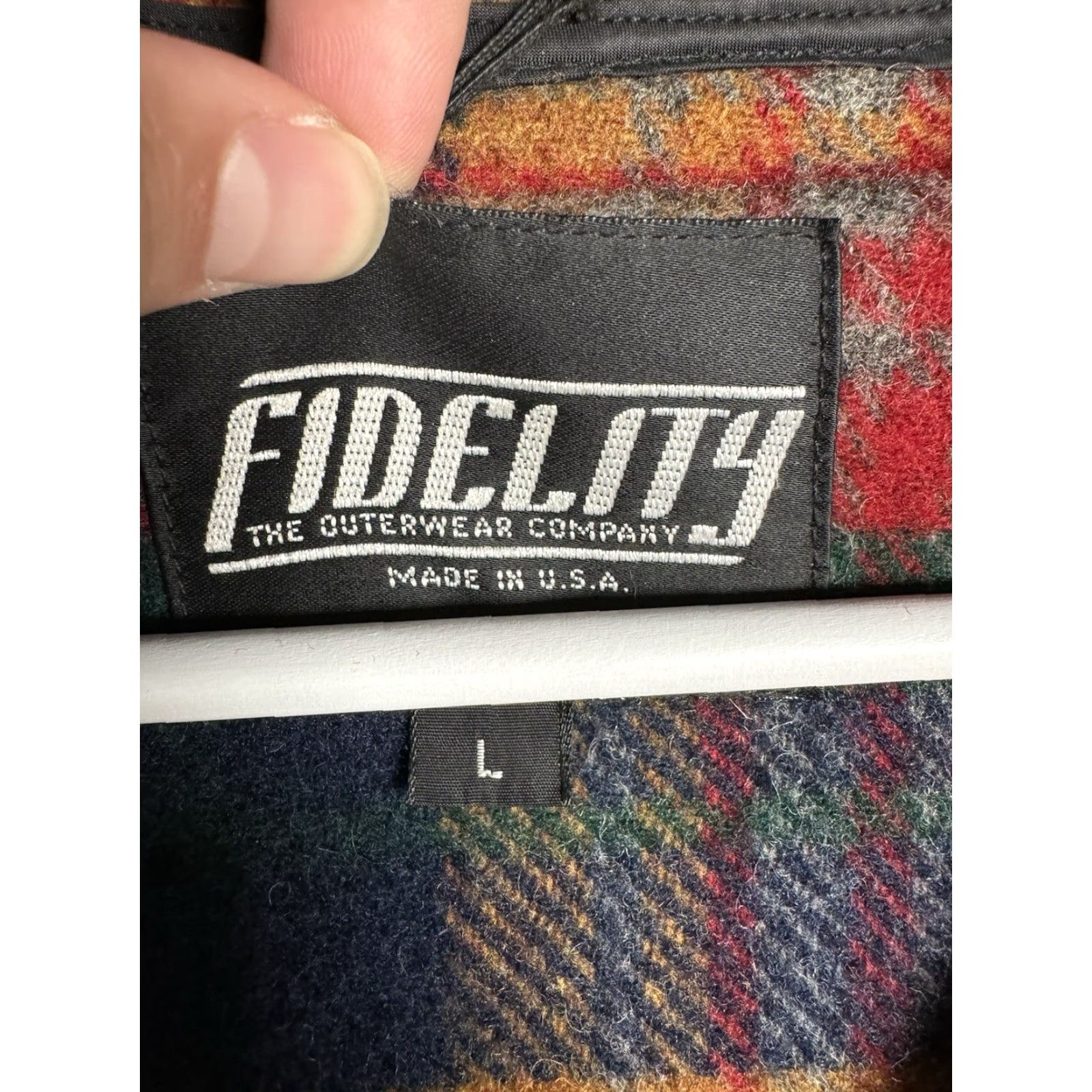 Vintage VINTAGE Fidelity Wool Plaid Toggle Jacket Hooded Mens Large Size US L / EU 52-54 / 3 - 5 Thumbnail